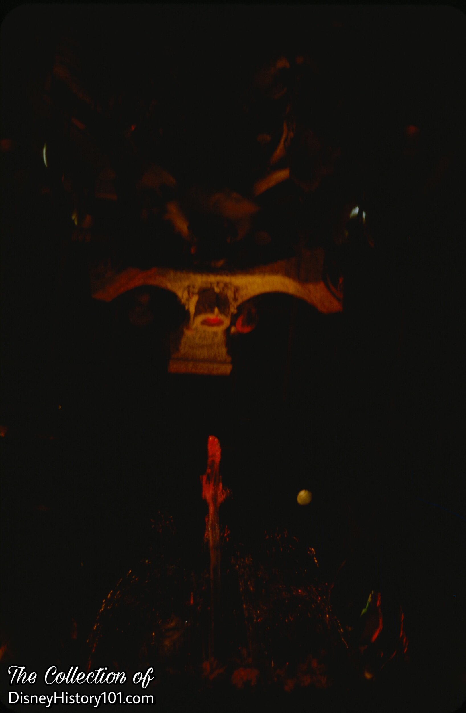 The Enchanted Fountain in Walt Disney’s Enchanted Tiki Room, July, 1966.