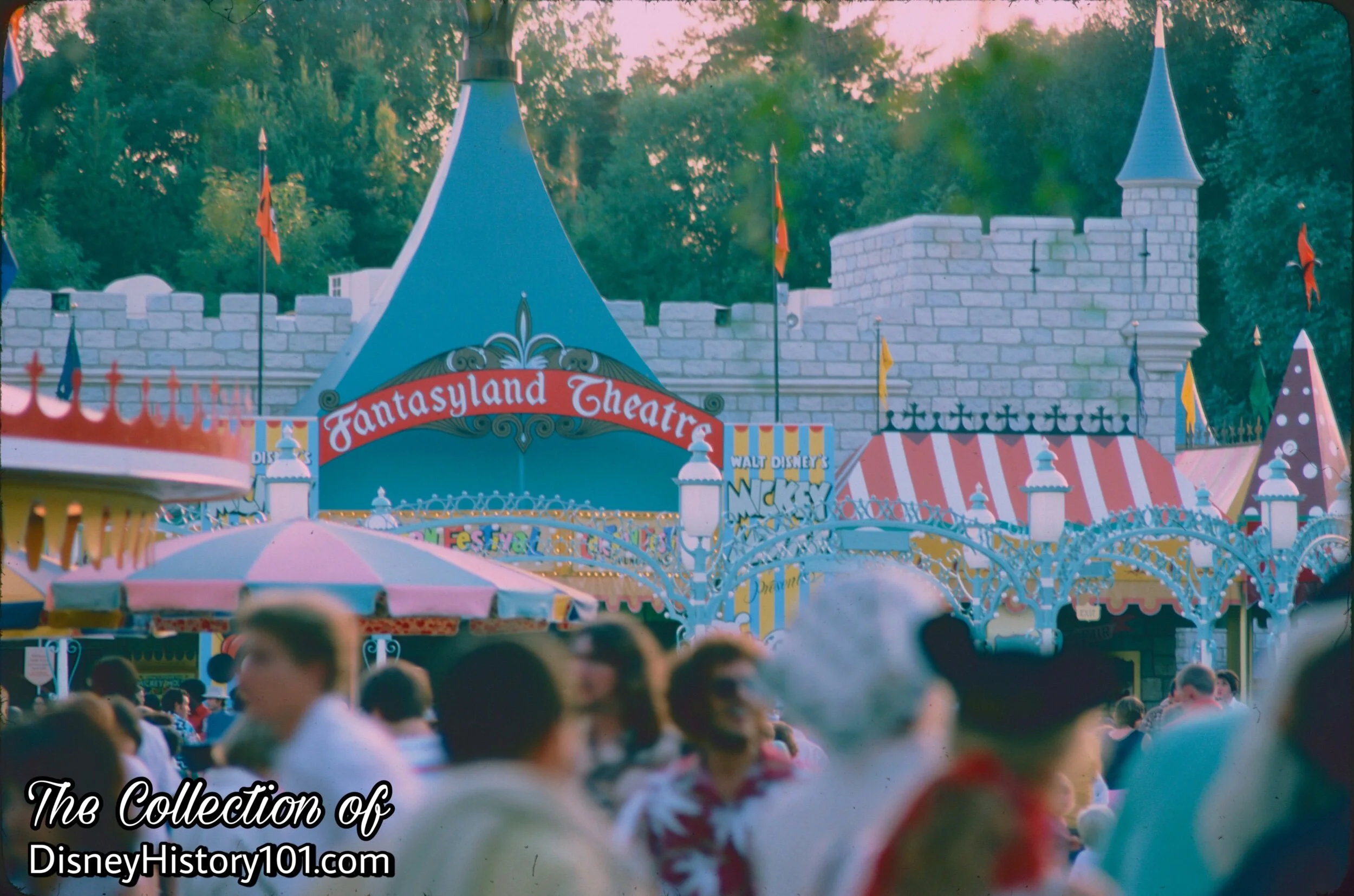 Fantasyland Theater Architectural Facade, c. 1974 - August, 1975.