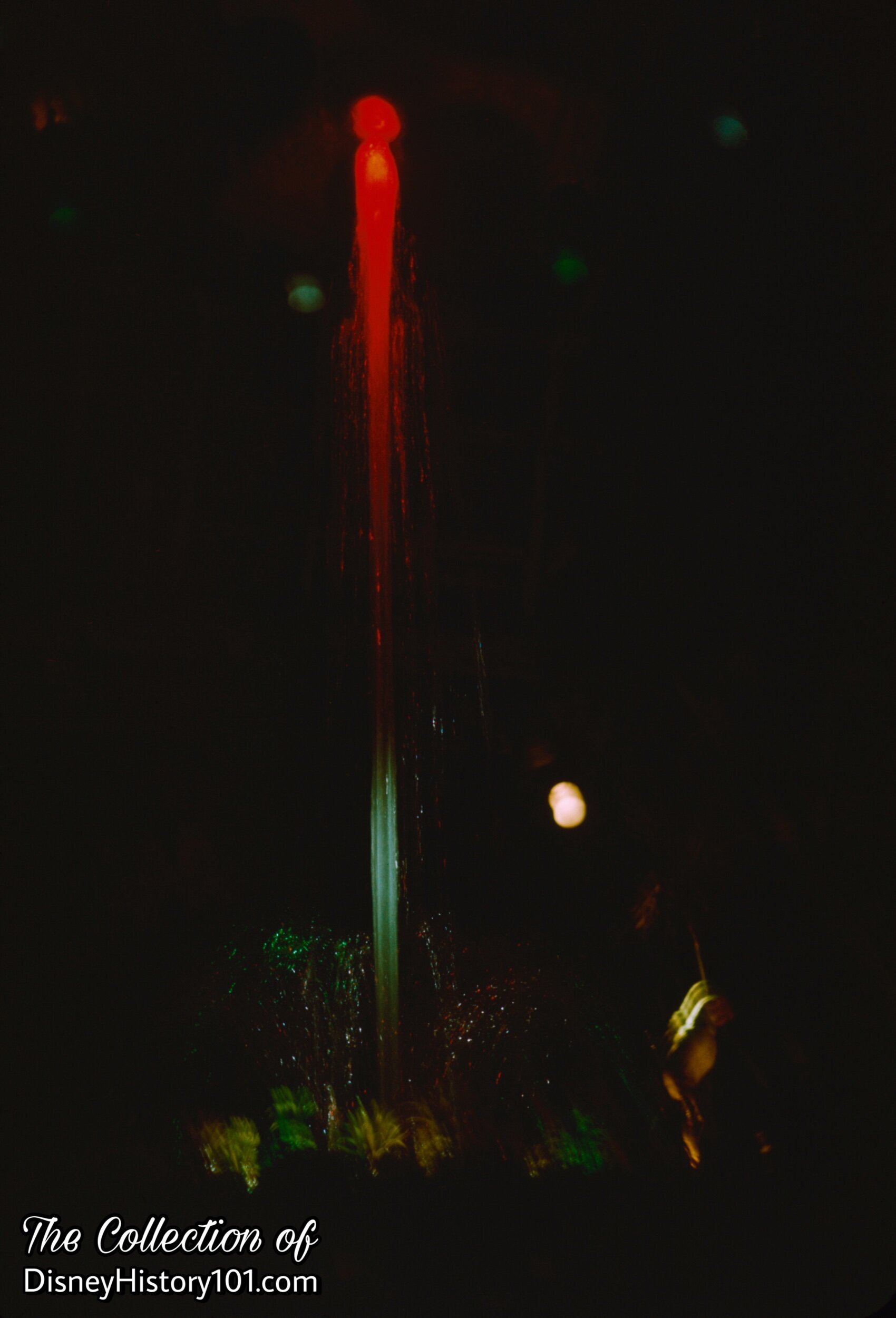 The Enchanted Fountain in Walt Disney’s Enchanted Tiki Room; July, 1966.