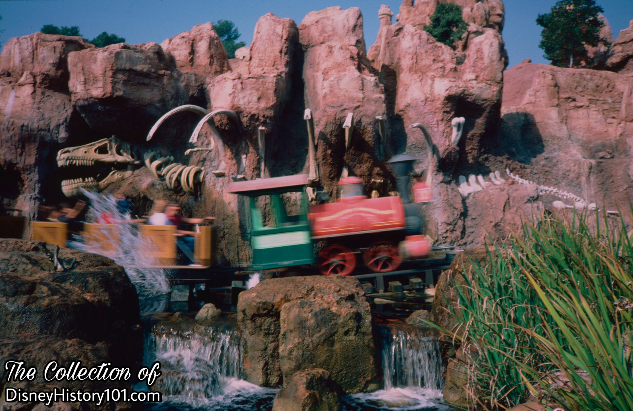 Big Thunder Mountain Railroad Dinosaur Gap, (November, 1980)