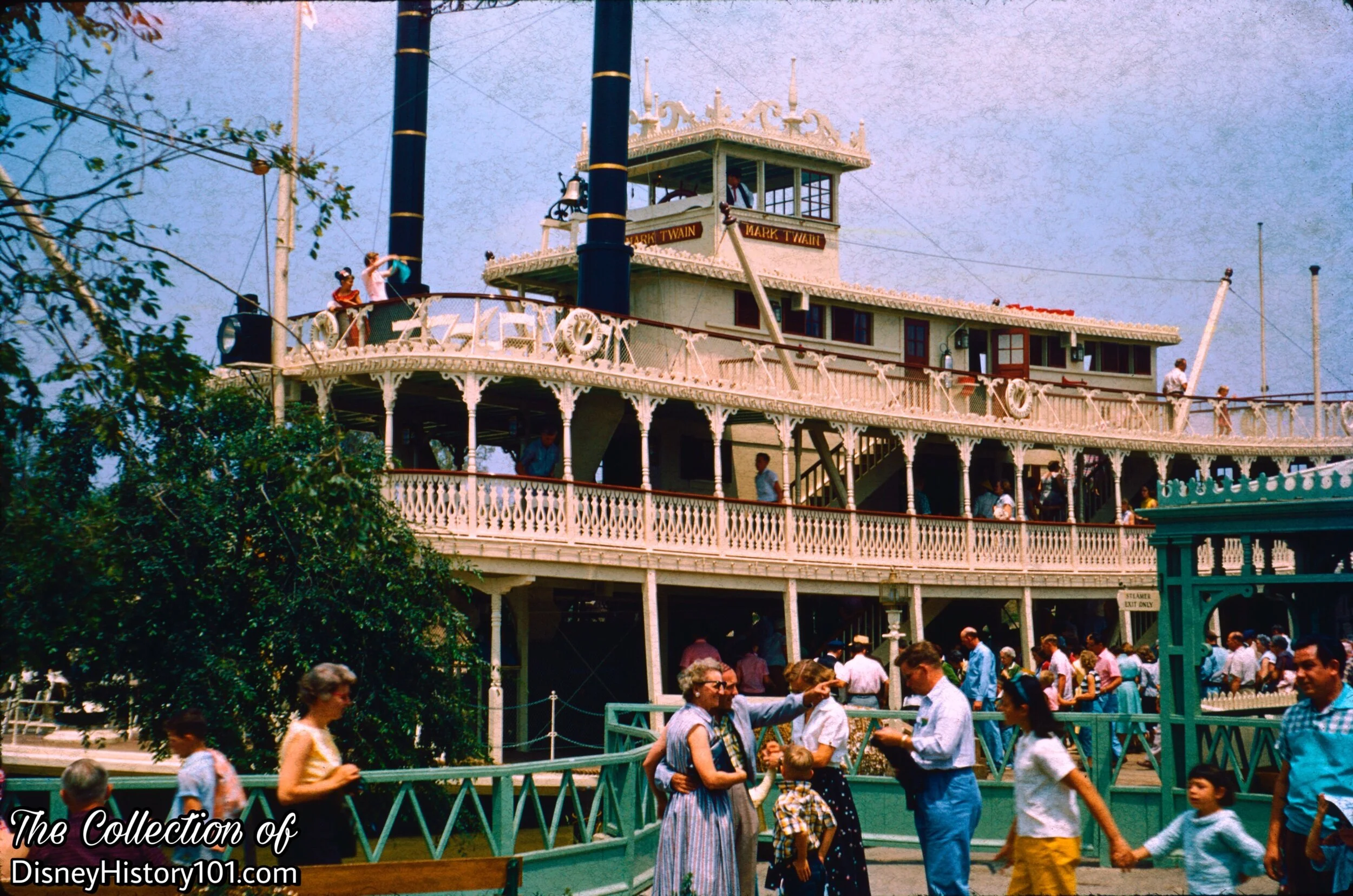 Mark Twain at the Mark Twain Steamboat Dock, (1955)