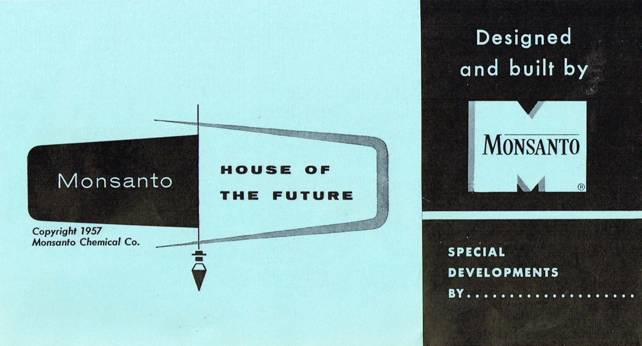 Monsanto "House of the Future" Pamphlet Cover, (1957)