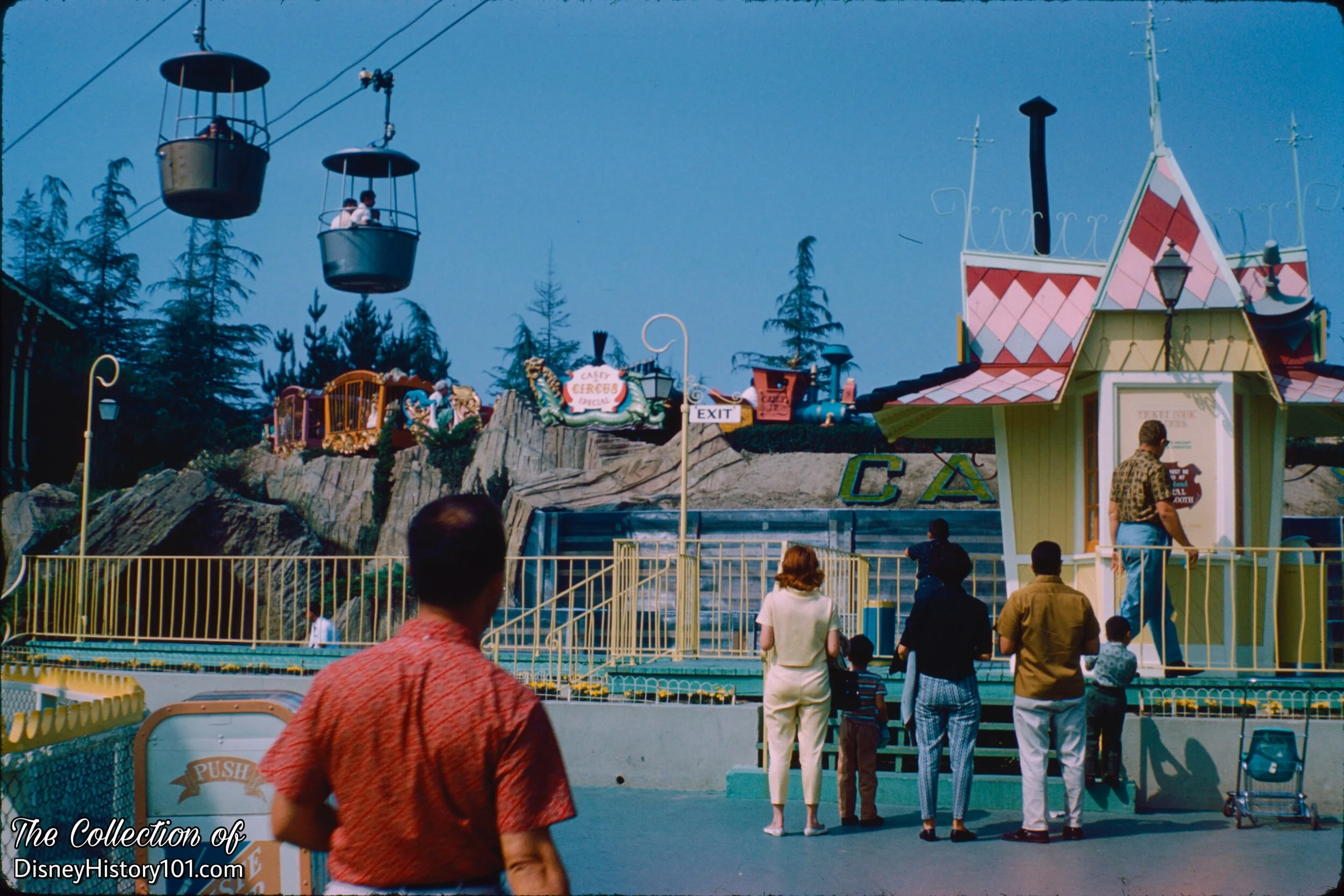 Casey Jr. Circus Train Ticket Booth, (October, 1961)