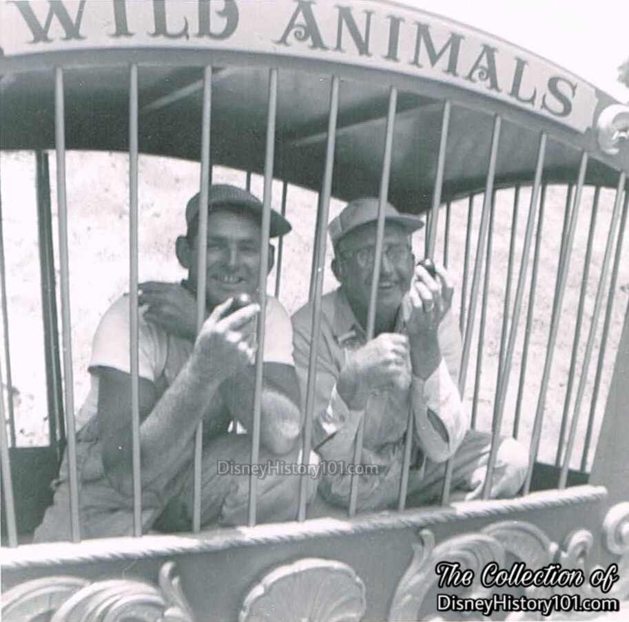 A Couple of “Wild Animals” prove that the Disneyland product has always been happiness, 1955.