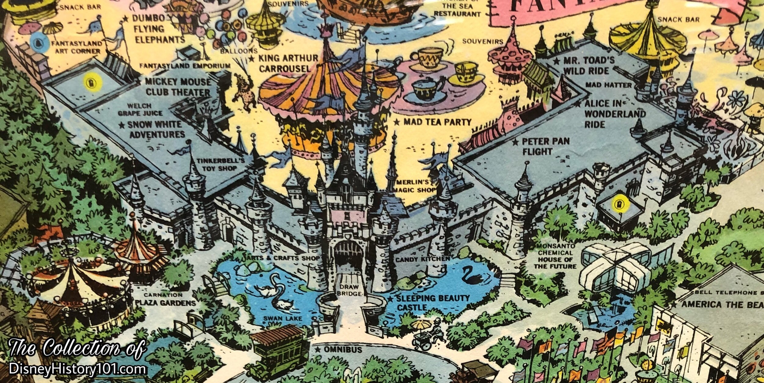 Sam McKim Disneyland Map