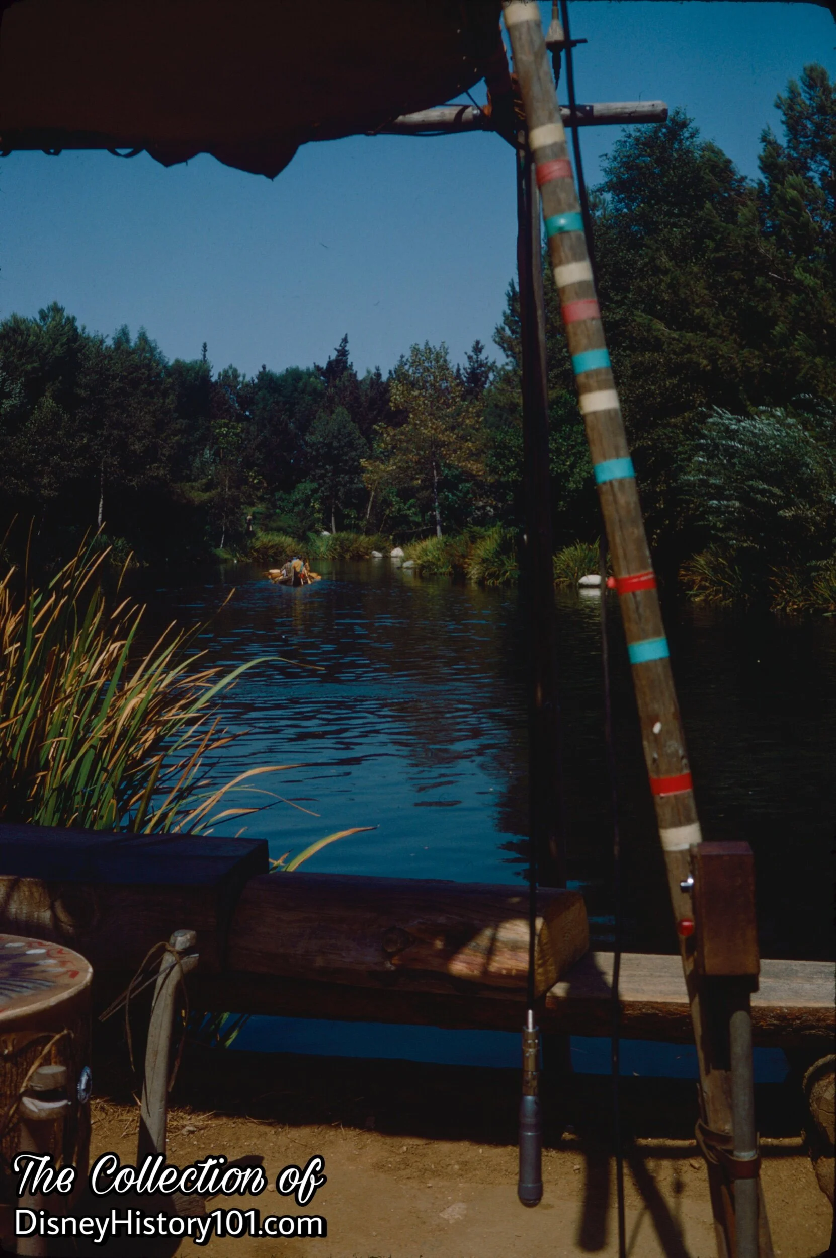 Indian War Canoe Departing the Indian Village, (September, 1967)