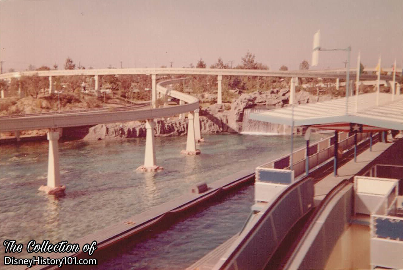 “Stephens-Adamson Speedramp” at Tomorrowland Monorail Station.