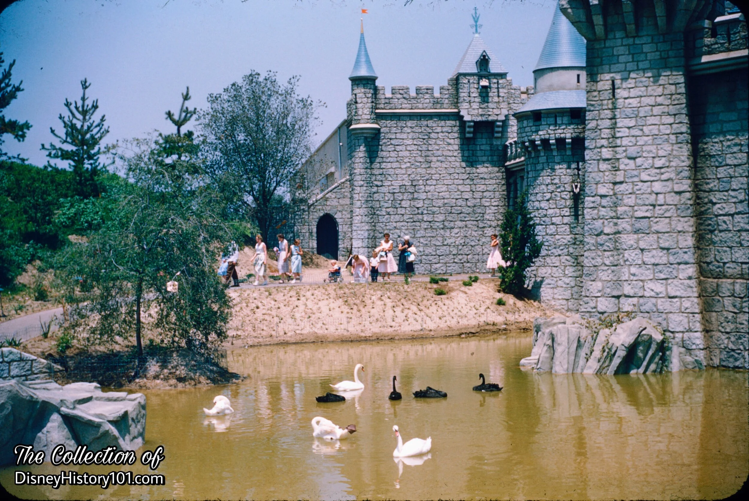 Sleeping Beauty Castle & the most surrounding it, known as Swan Lake