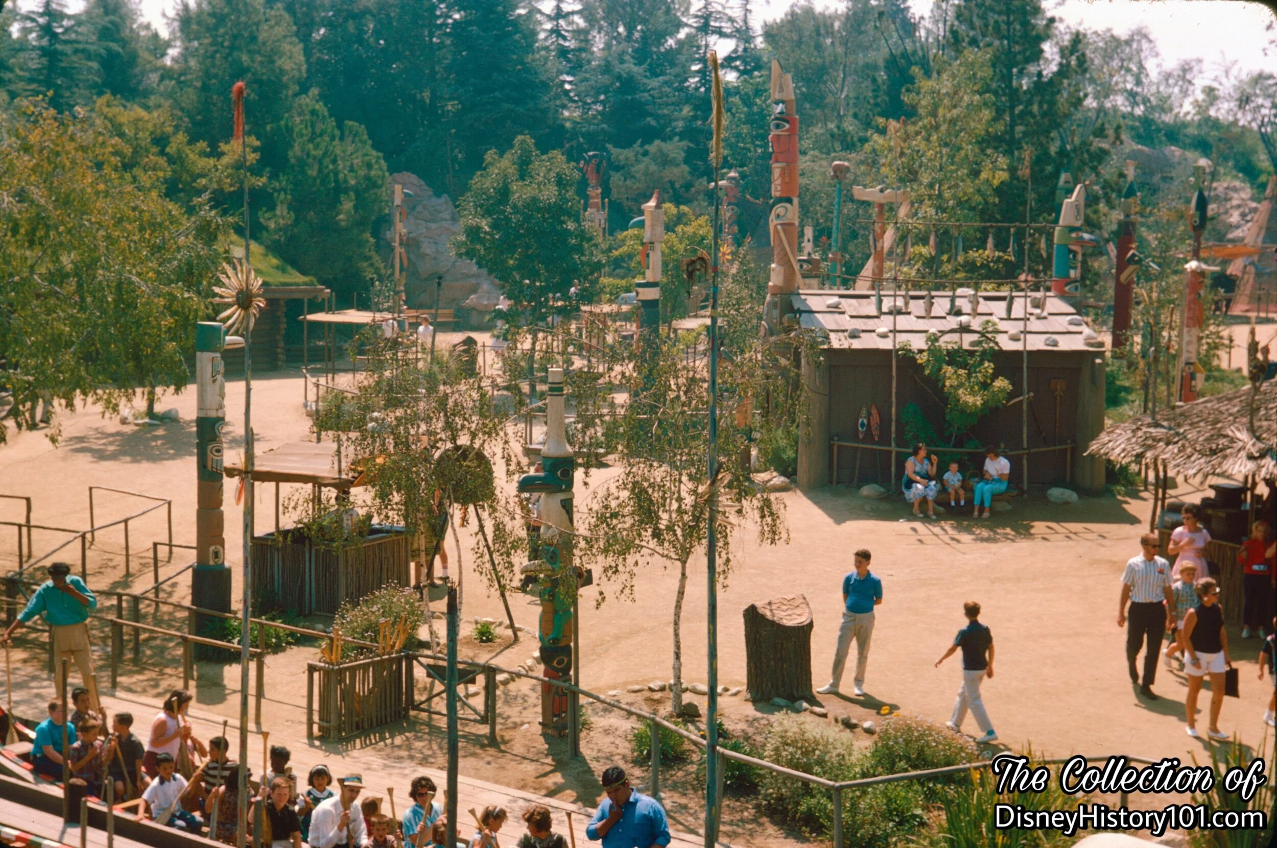 The Indian Village with elements of Pacific Northwest and Plains Peoples
