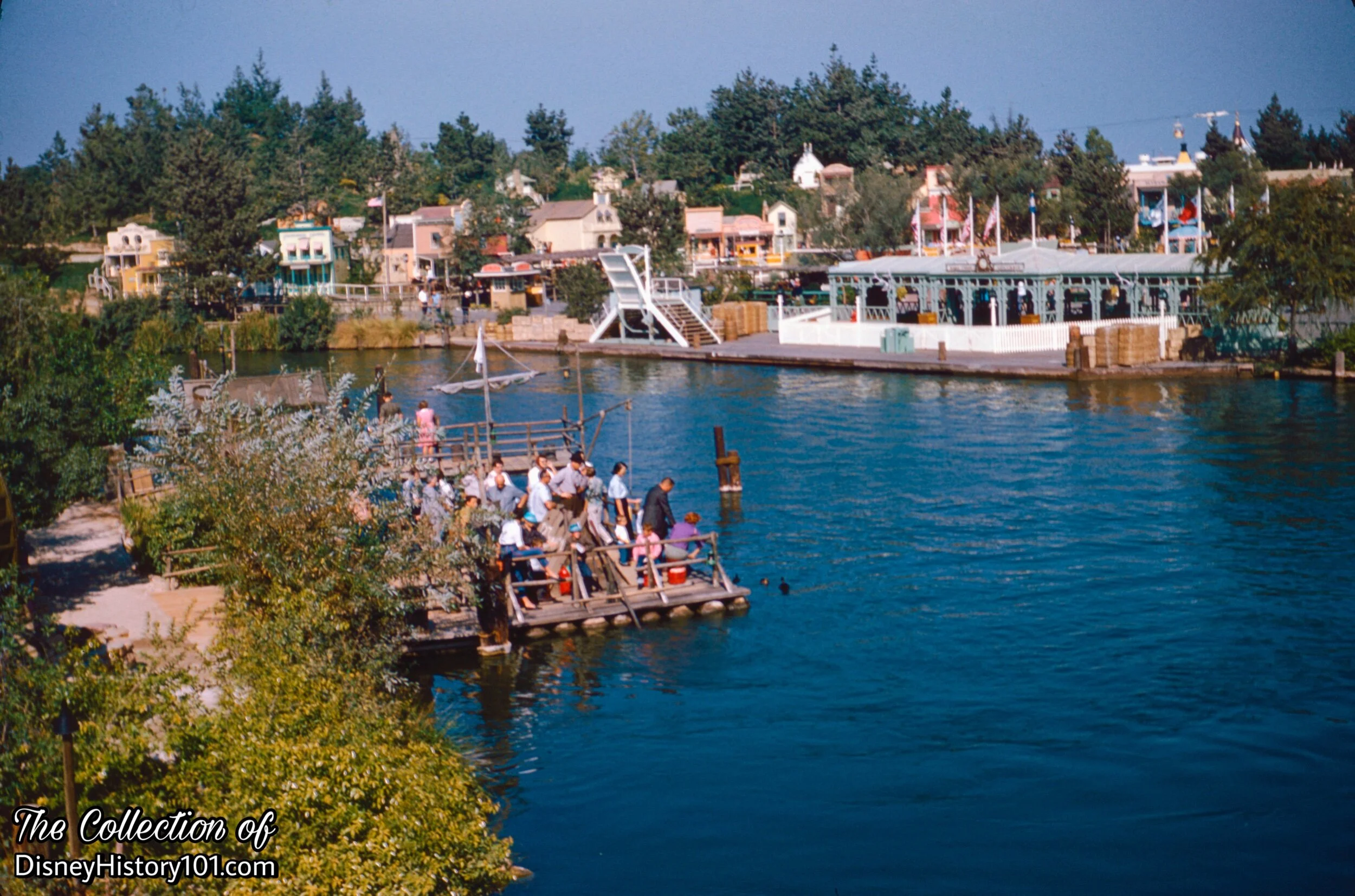Raft to Tom Sawyer Island, (c. October, 1960)