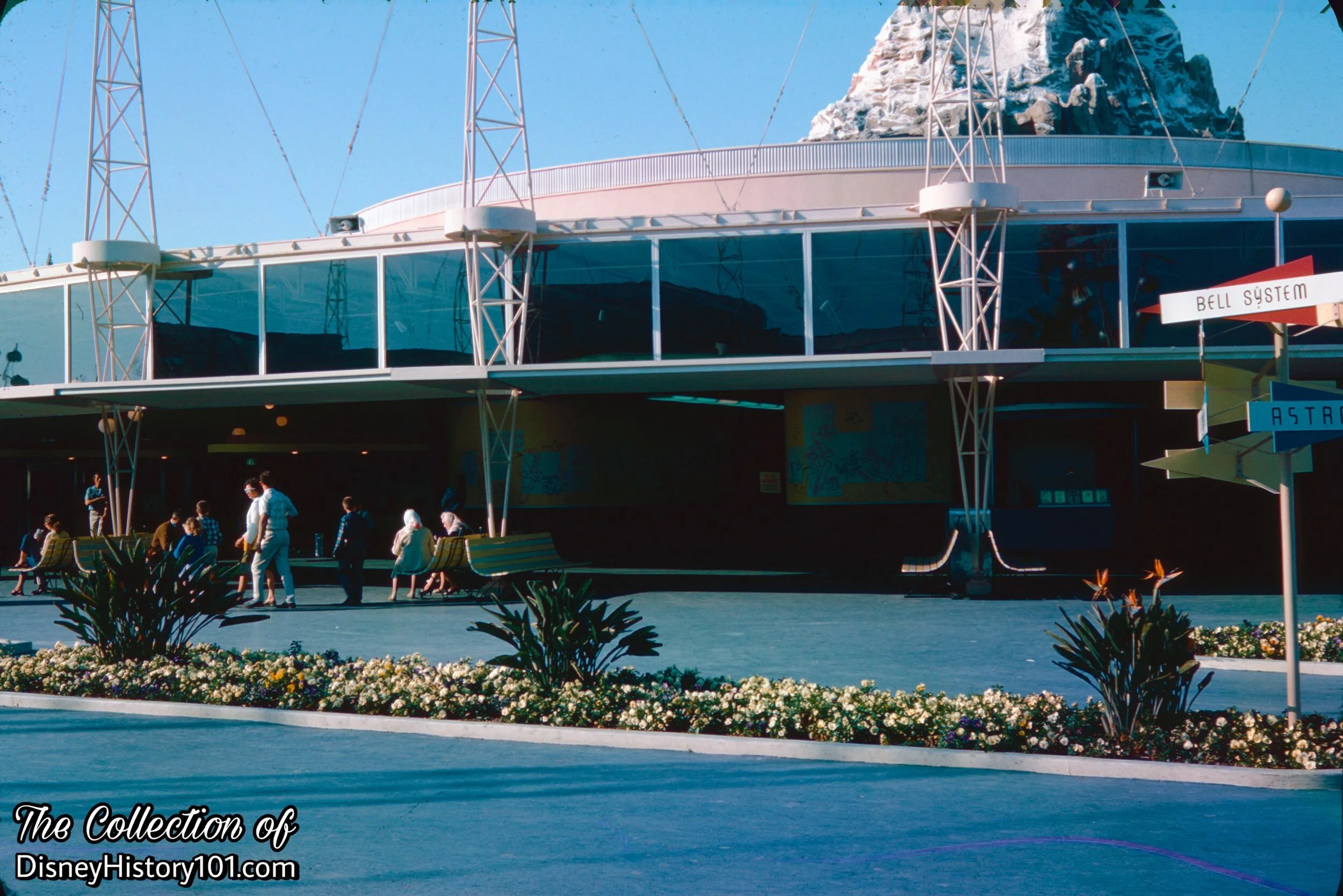Tomorrowland North Exhibit Hall Architectural Facade, (March, 1964)