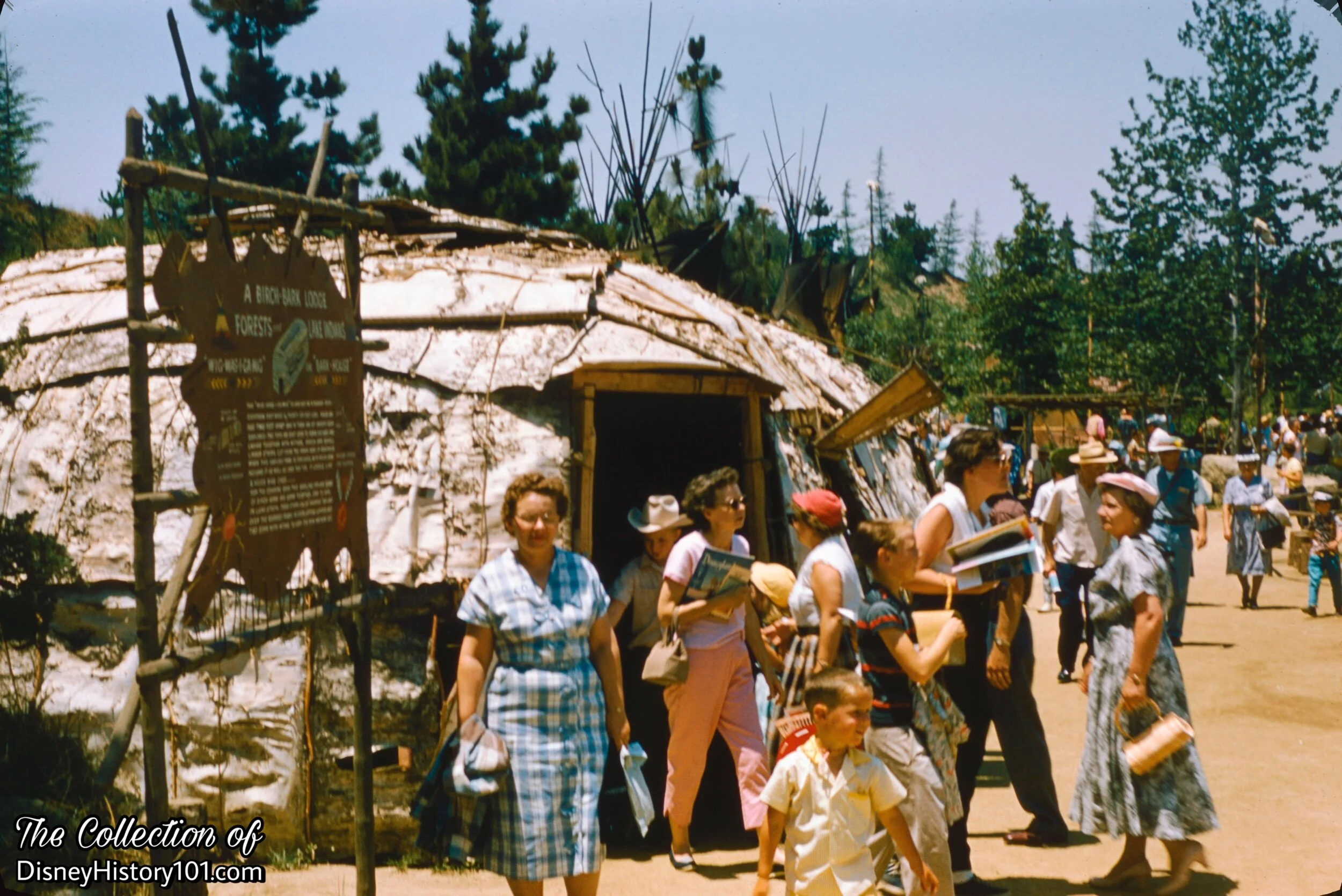 Among the exhibits was the Chippewa Longhouse (Front of House)