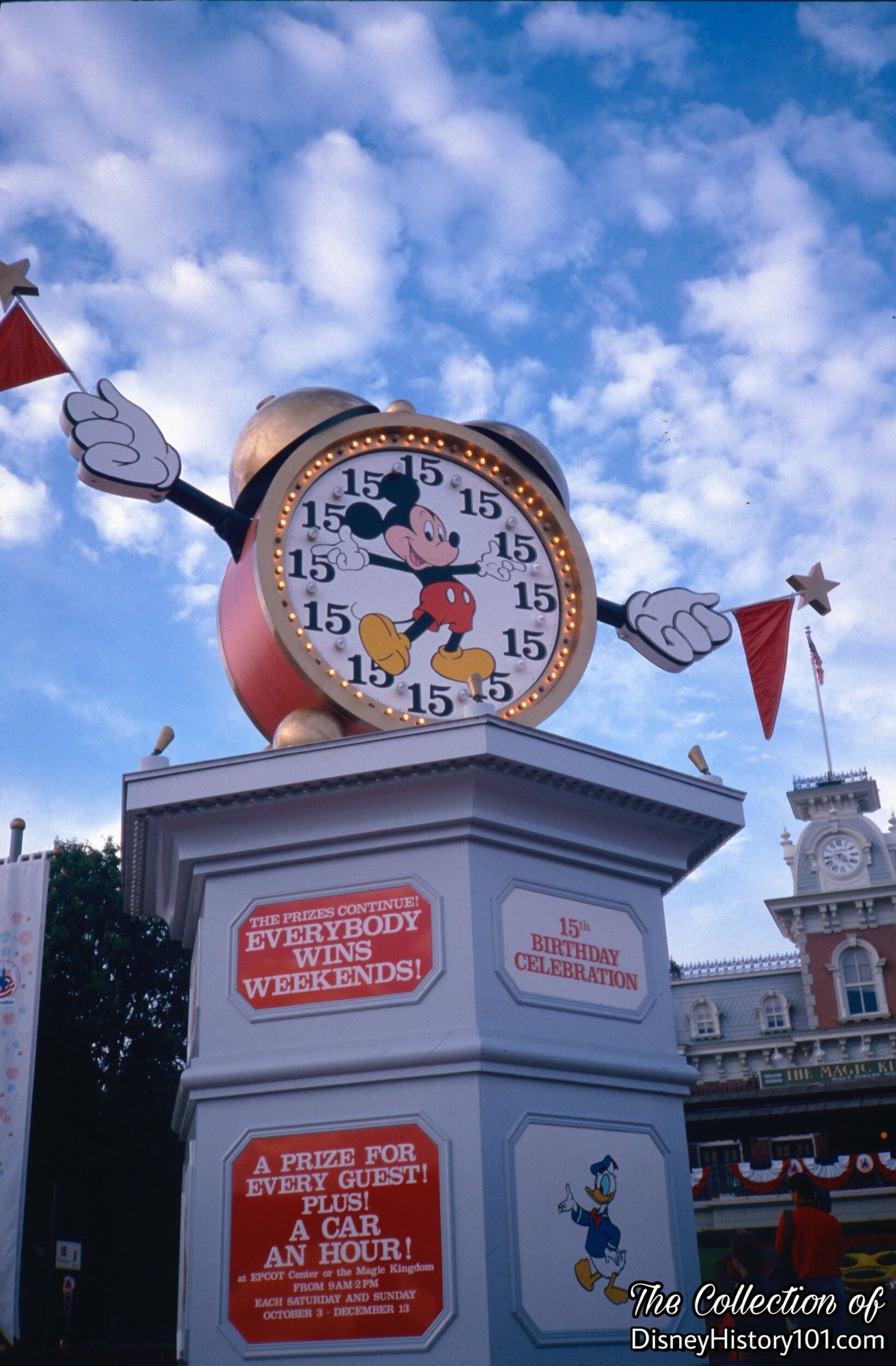 15th ANNIVERSARY PRIZE CLOCK