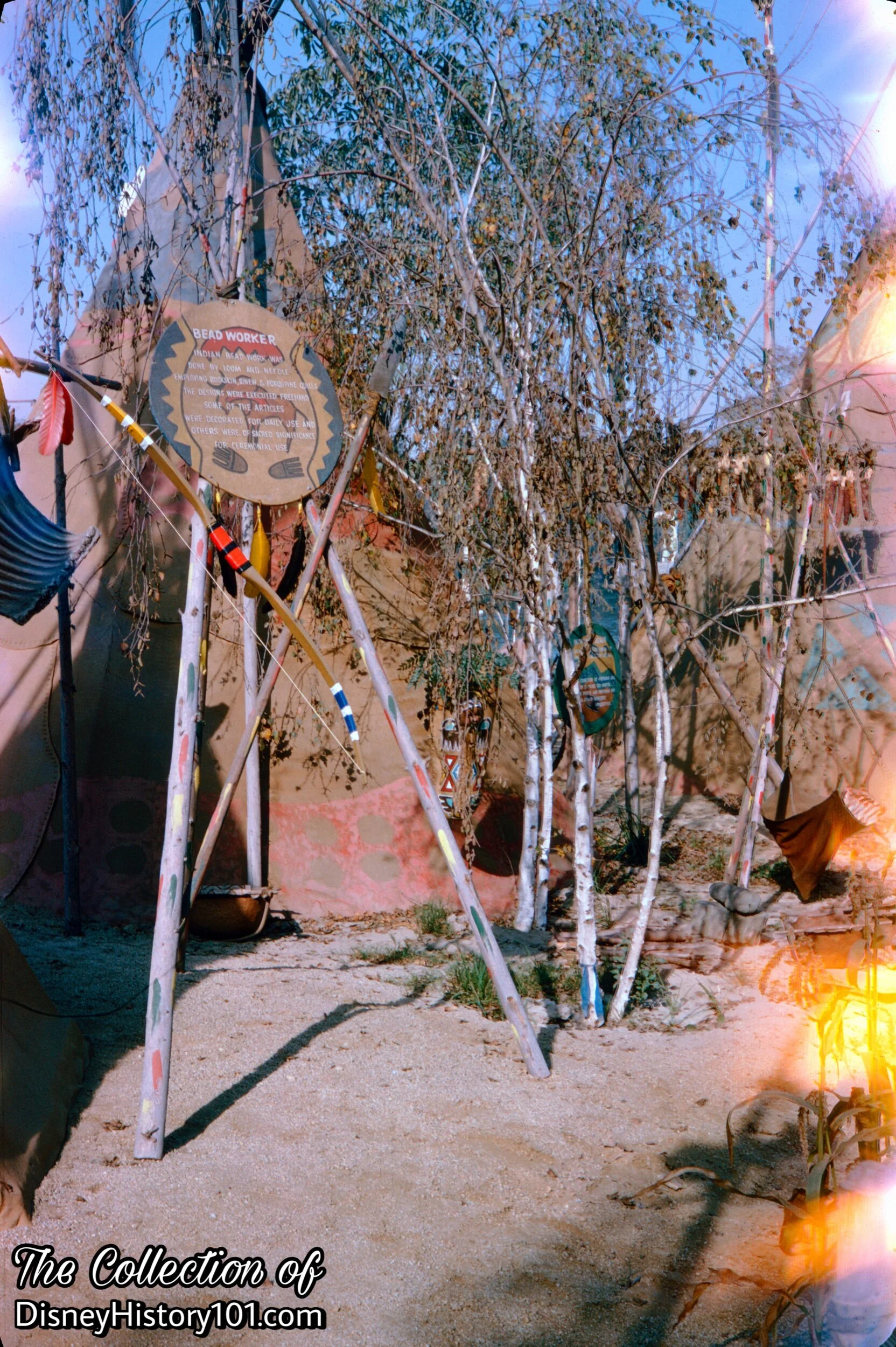 "BEAD WORKER TIPI", 1962