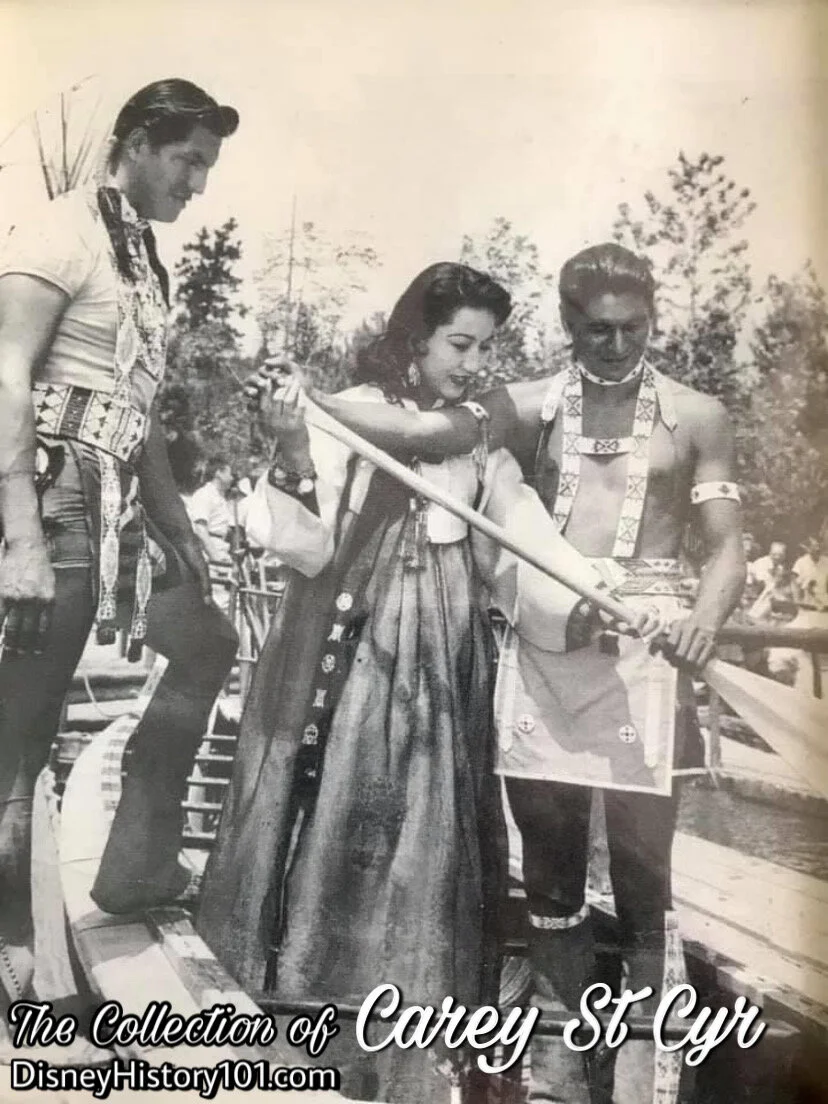 From Left to Right : Eddie Little Sky (left) and Vincent St. Cyr (right) extend courtesy toward Korean Princess and V.I.P. Deokhye, c. 1961 - 1962.