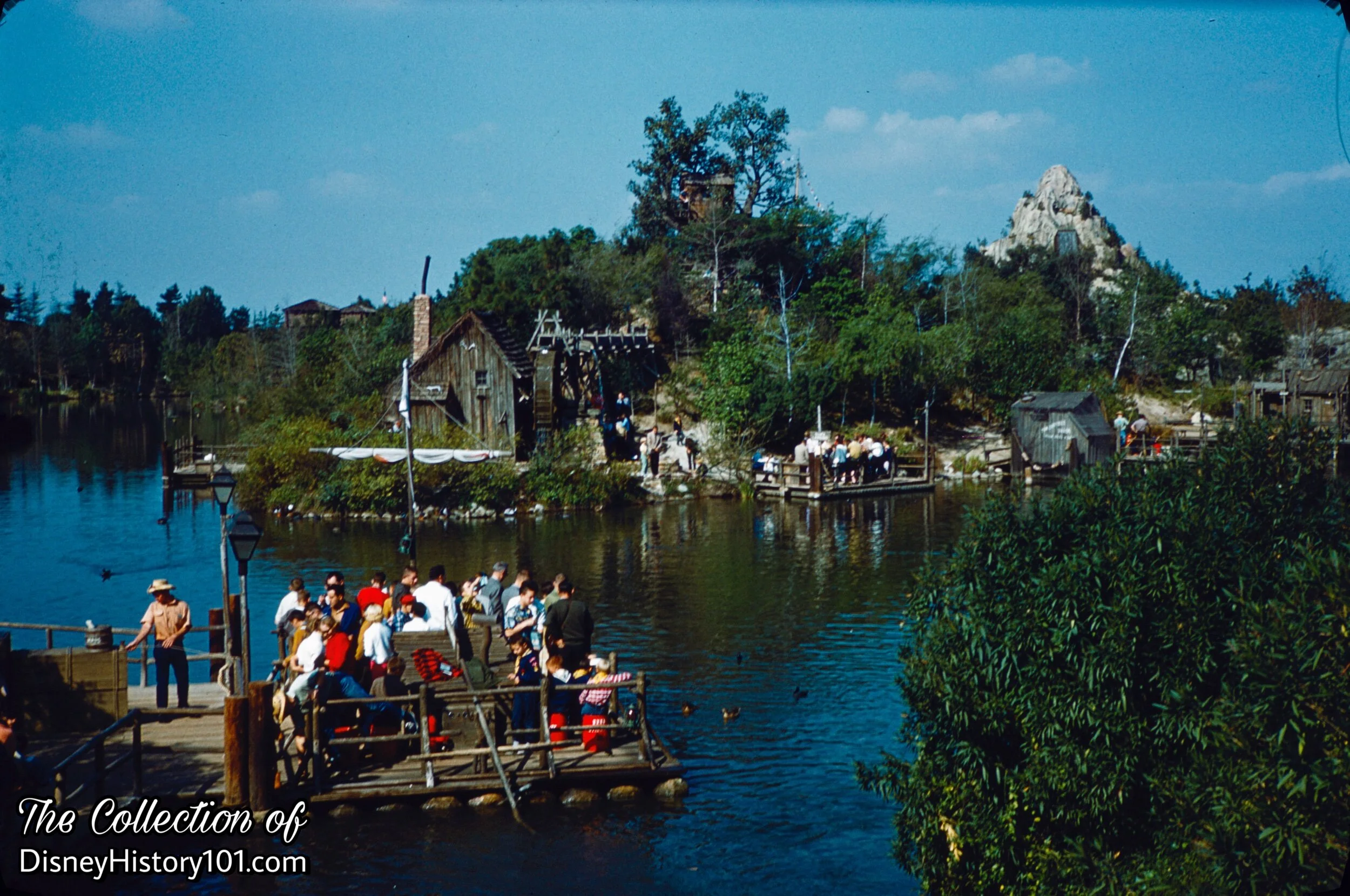Rafts to Tom Sawyer Island, (March, 1961)