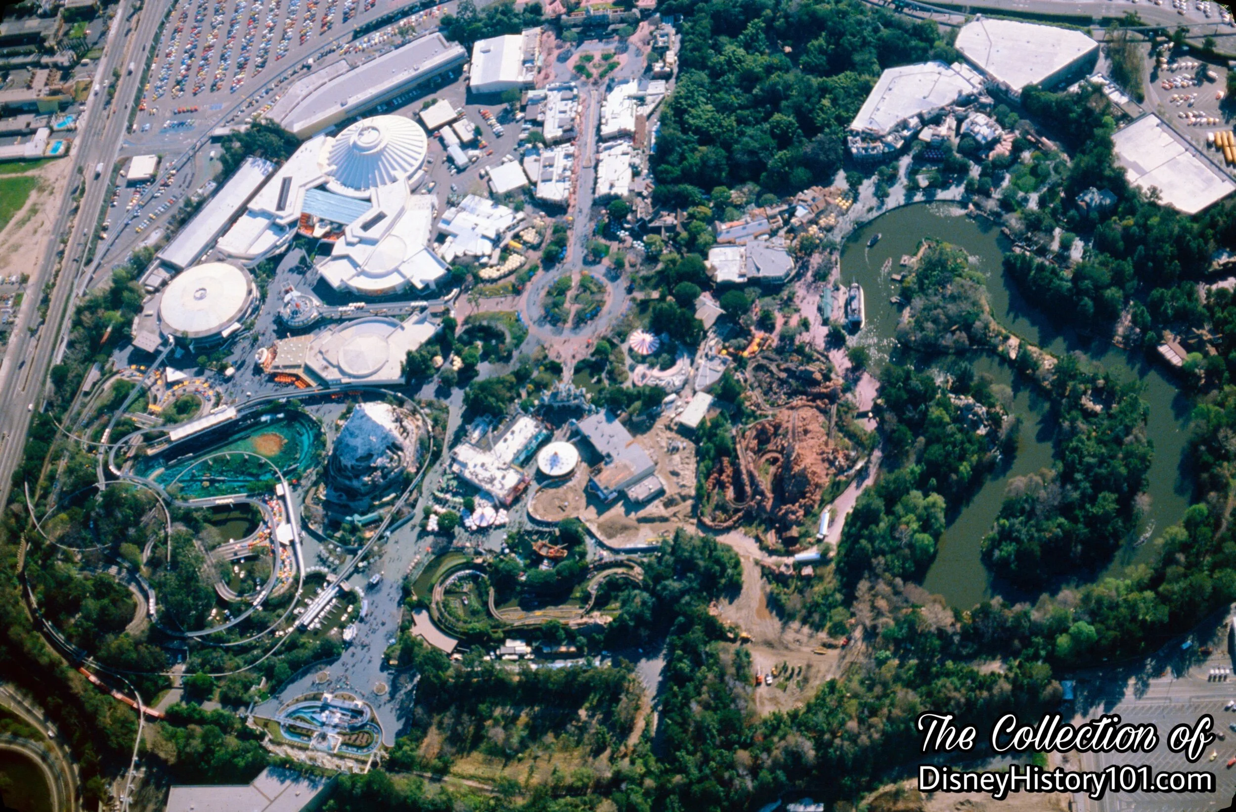 Disneyland Aerial Vintage View, 1982