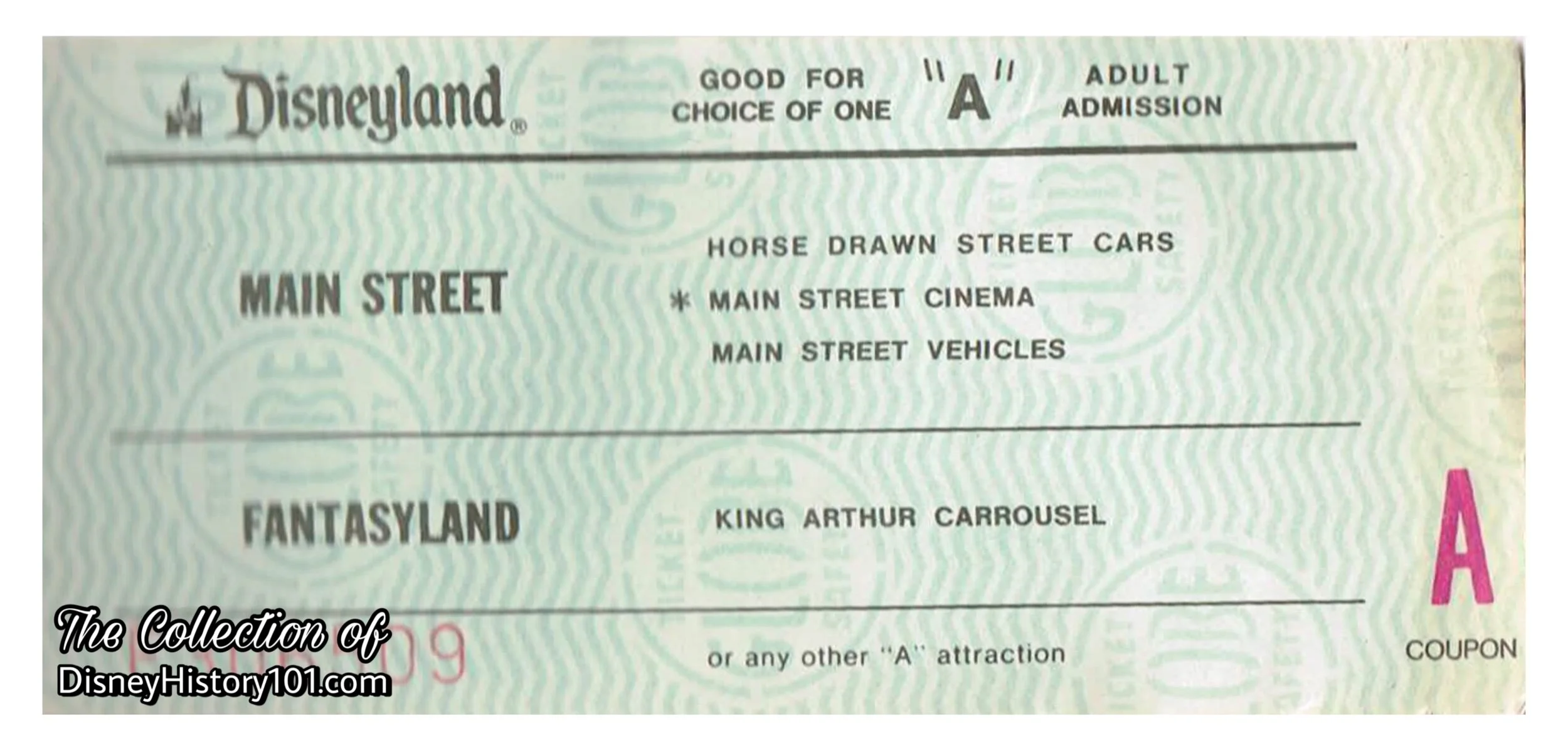  By 1959,  Joe Fowler  was Vice President of Disneyland Operations Committee and  Doc Lemmon  of Disneyland Operations was overseeing Operators of Rides &amp; Amusements (like the  King Arthur Carrousel ), Livestock, Parking Lot, and Ticket Sellers. 
