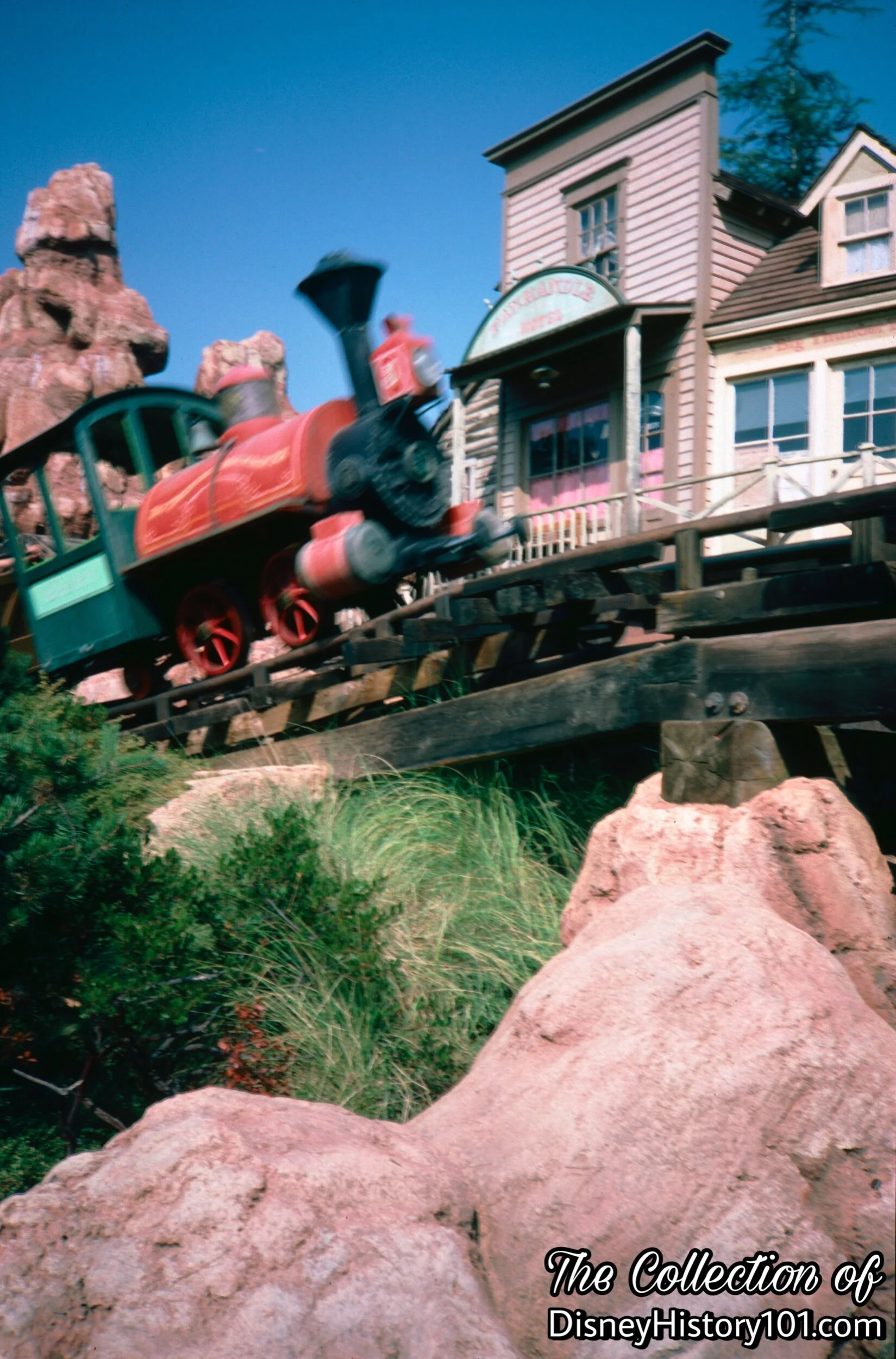 Look out for that “wildcat” - Big Thunder Mountain Railroad; November, 1980.