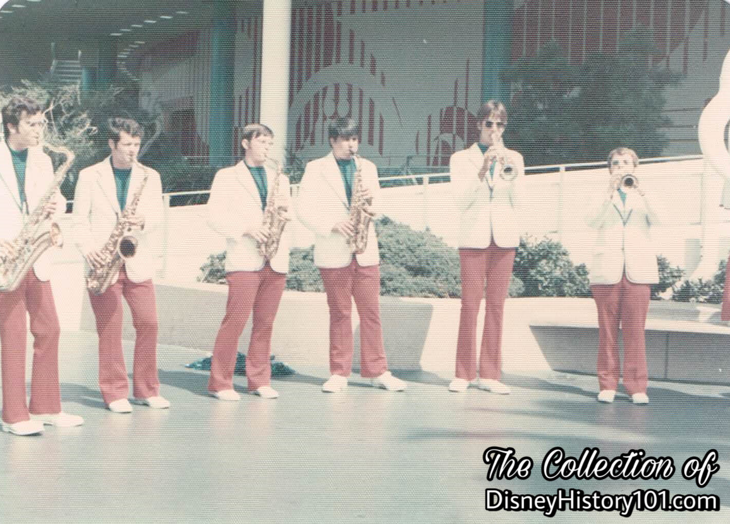 Carousel of Progress Show Building and All-American Band