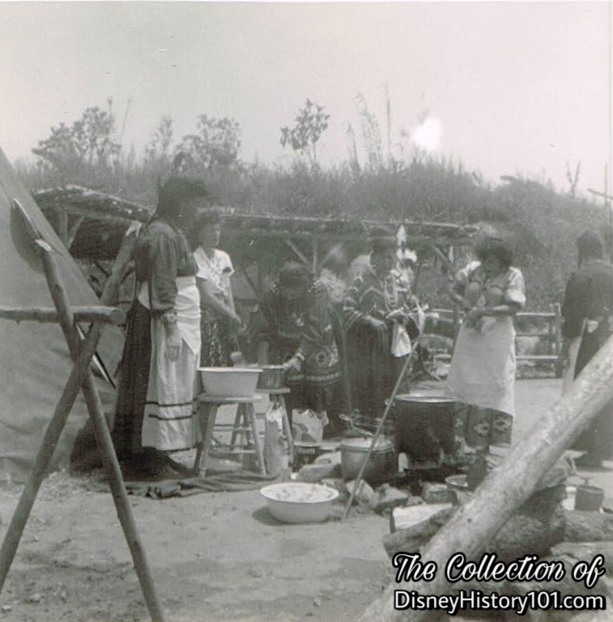 Women of the original Indian Village Ceremonial Dance Circle, (July 1955 - Spring 1956)
