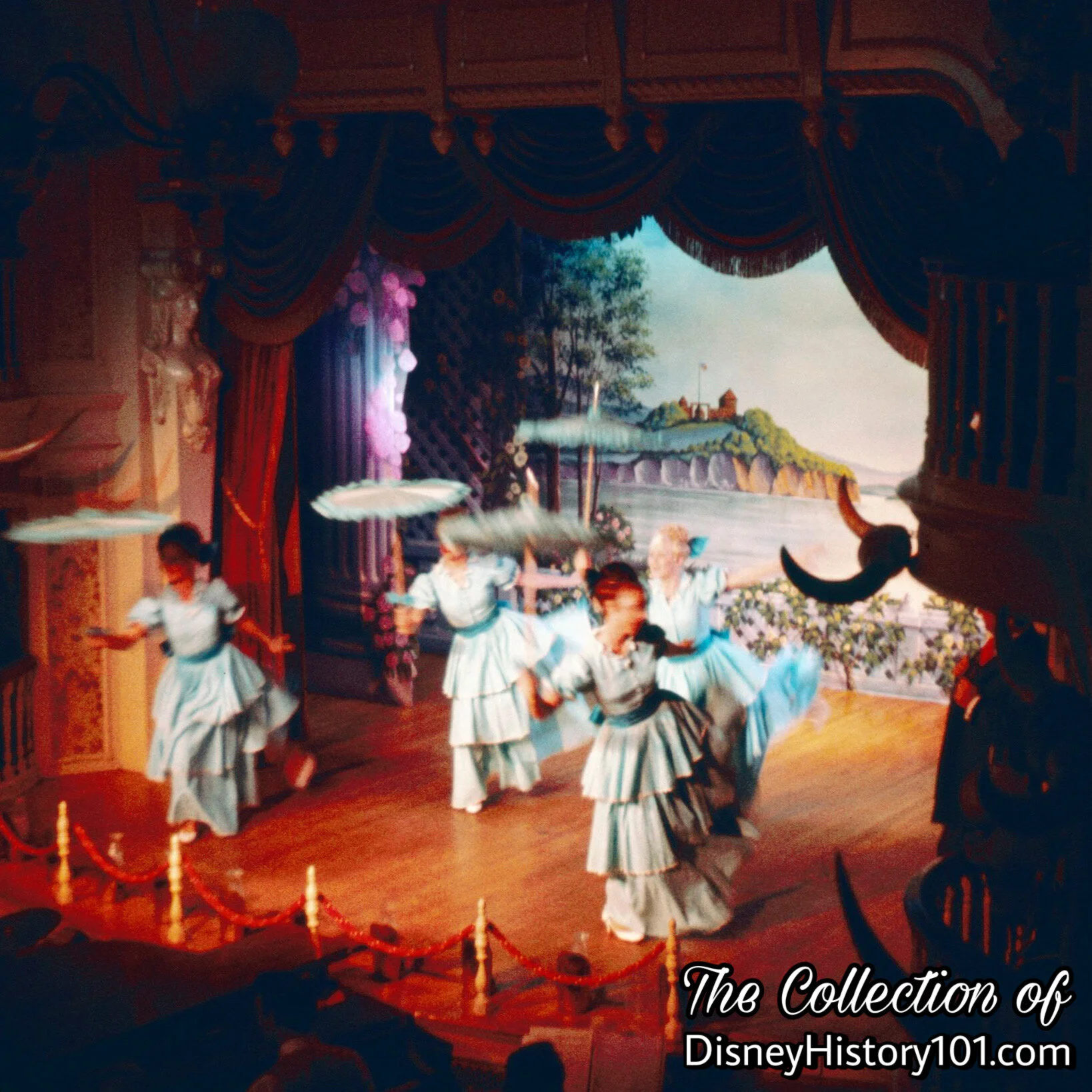  The Golden Horseshoe Girls perform a waltz is performed in three-quarter time. 