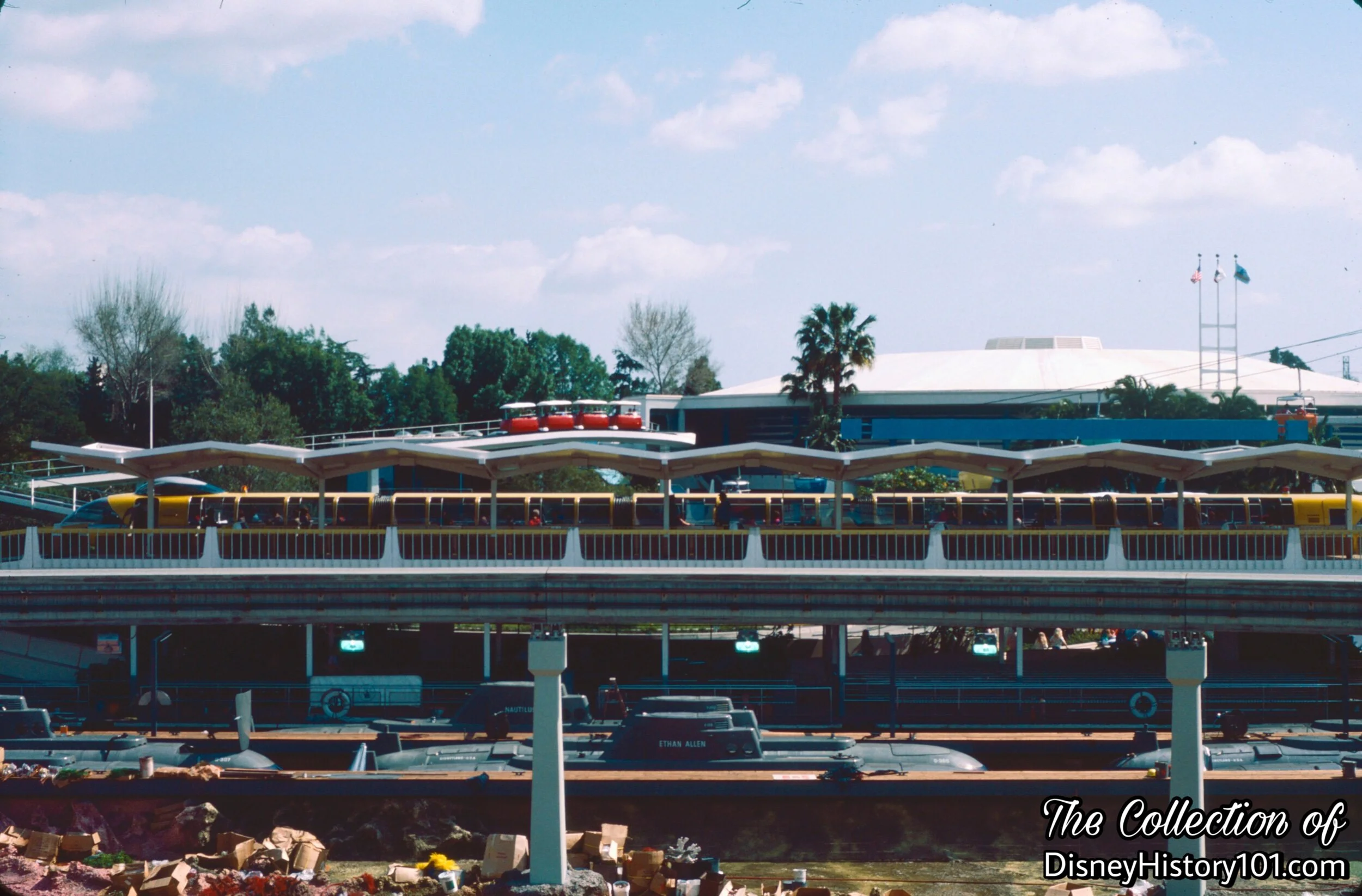 Submarine Voyage Intermediate Dock ans Storage Rails, (April, 1980)