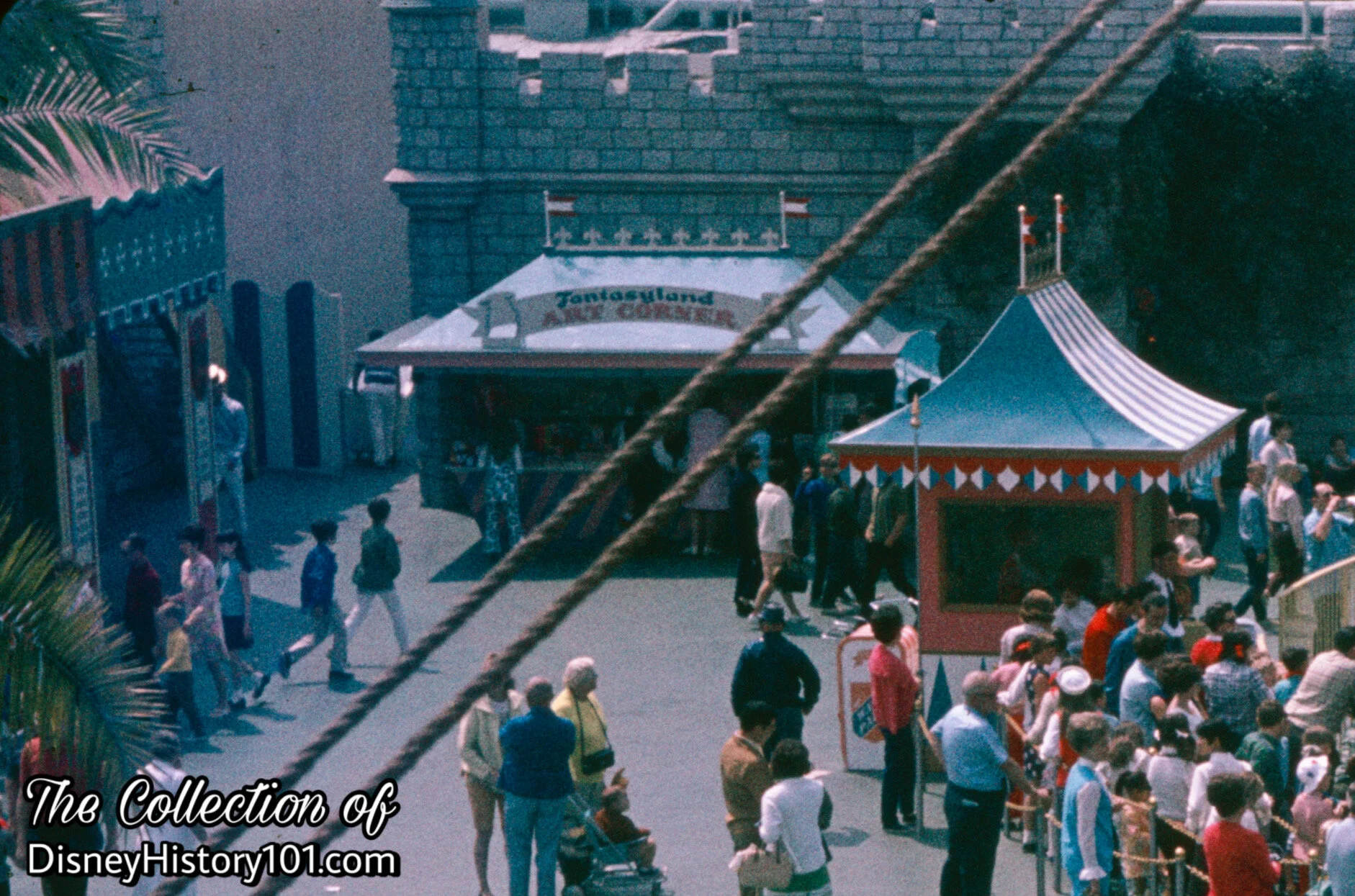 Fantasyland Art Corner Architectural Facade, (April, 1969)
