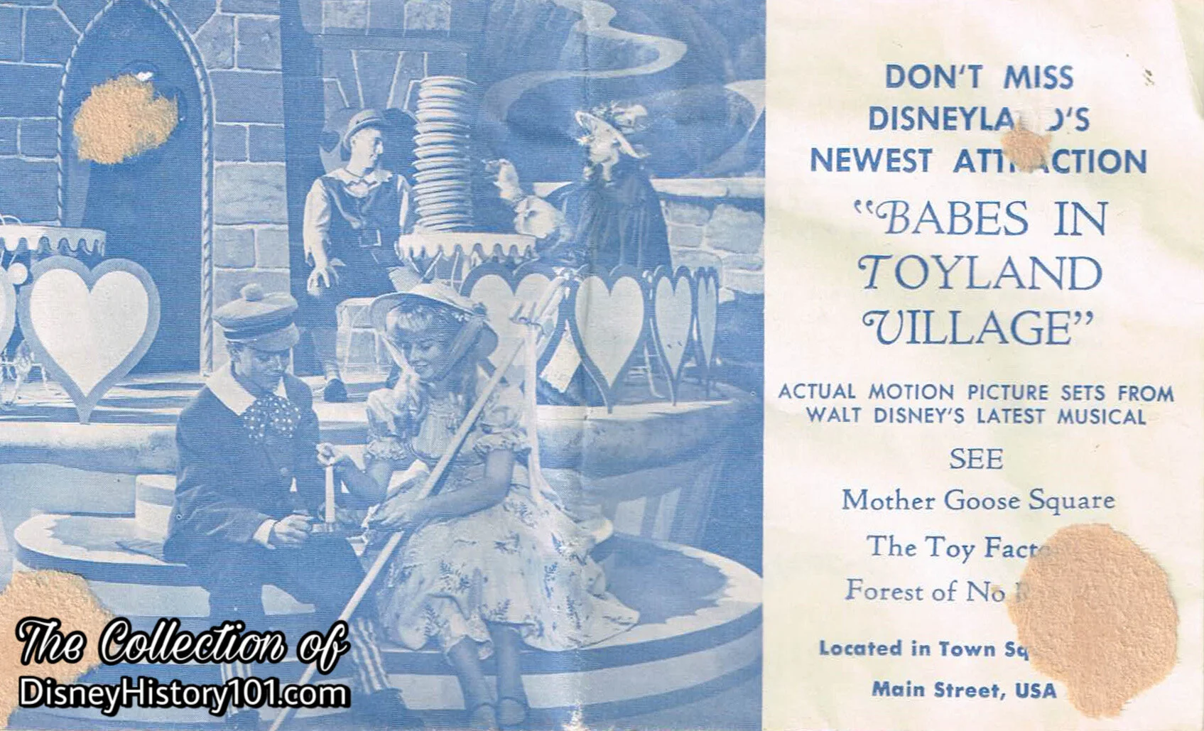 "3 Wonderful Ways to Enjoy Disneyland" Leaflet, December 17th, 1961 to September 30, 1963