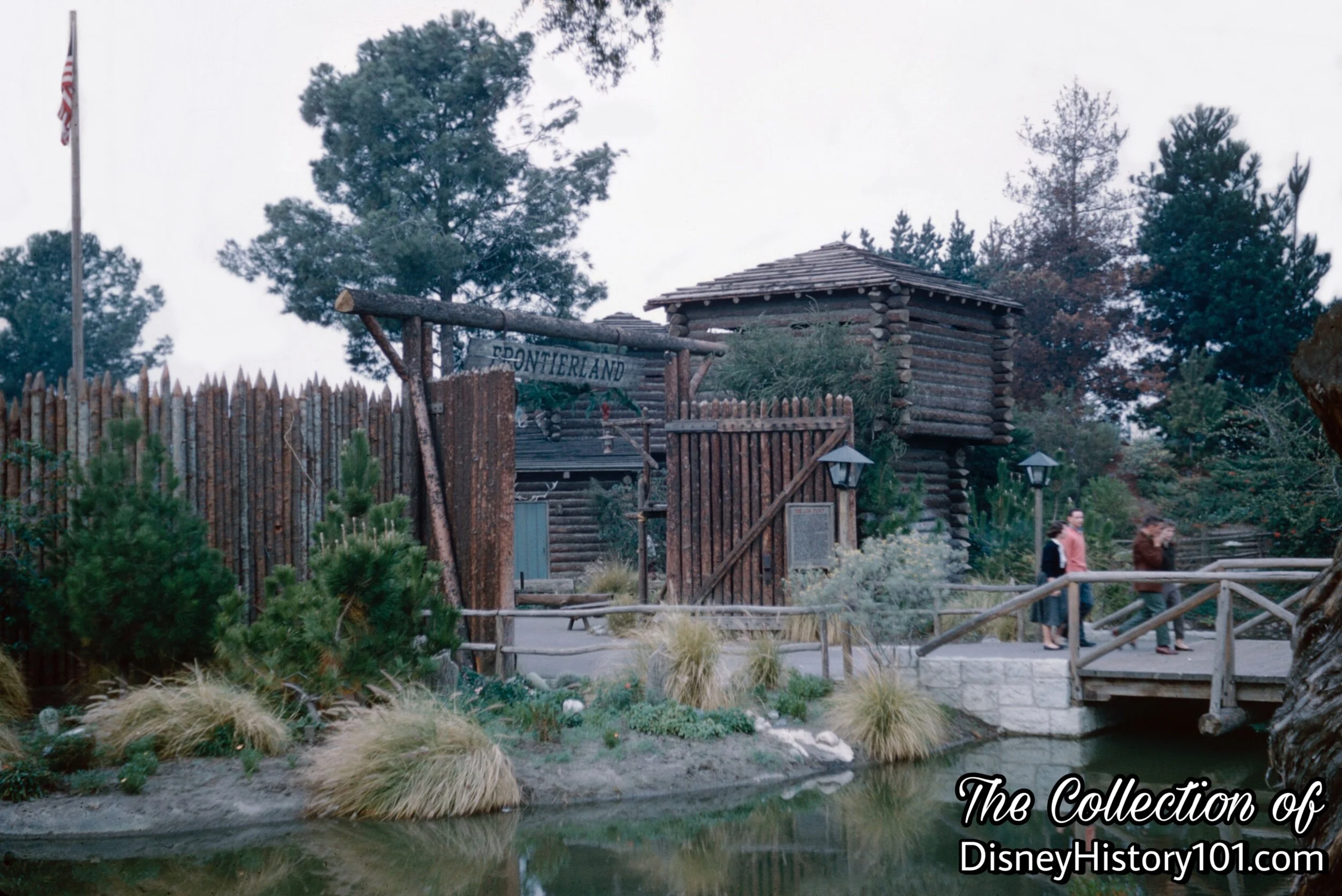 Frontierland Stockade from the Central Plaza Hub