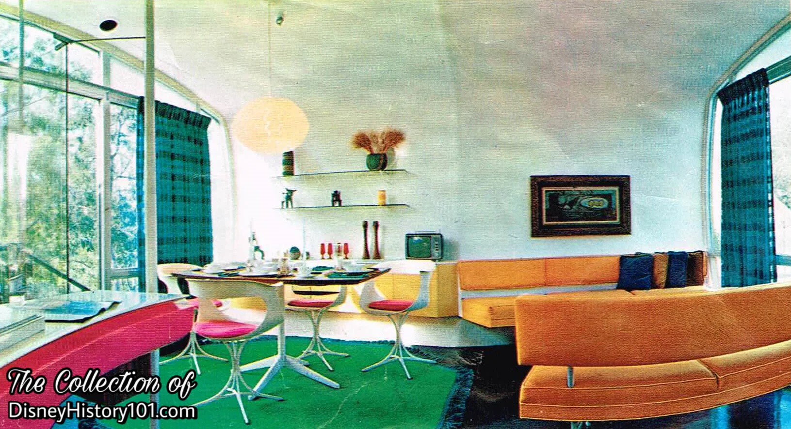 Monsanto "House of the Future" Dining and Family Room