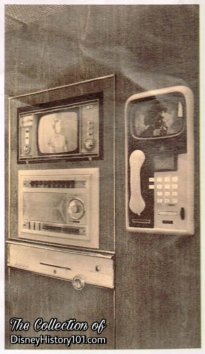  Looking over the previous photograph (featured in a Monsanto souvenir), we are reminded of a question posed to the reader of a  “Preview of Tomorrow :  Monsanto’s House of the Future”  (published in Disneyland Holiday, Fall of 1957) :   “Is ‘push bu