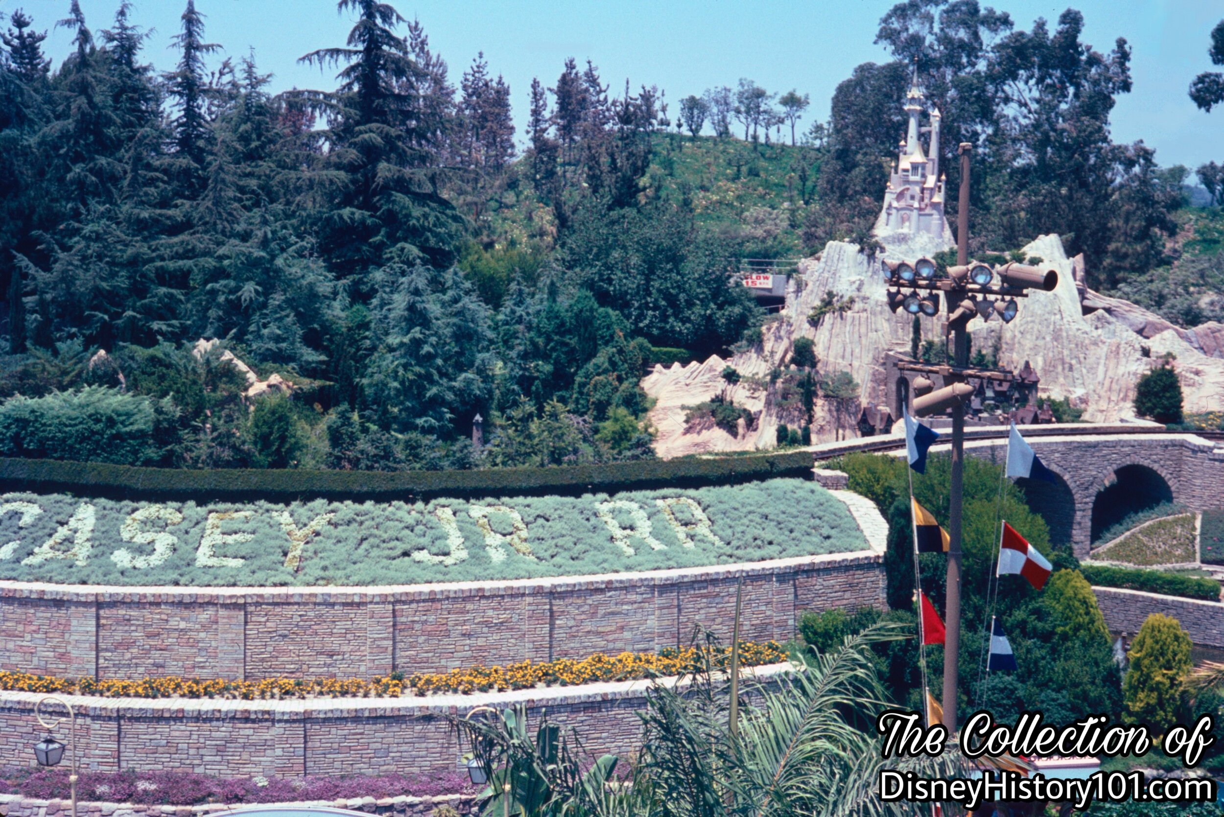 Casey Jr. Railroad Floral & Stone Bridge, (c. July, 1966)