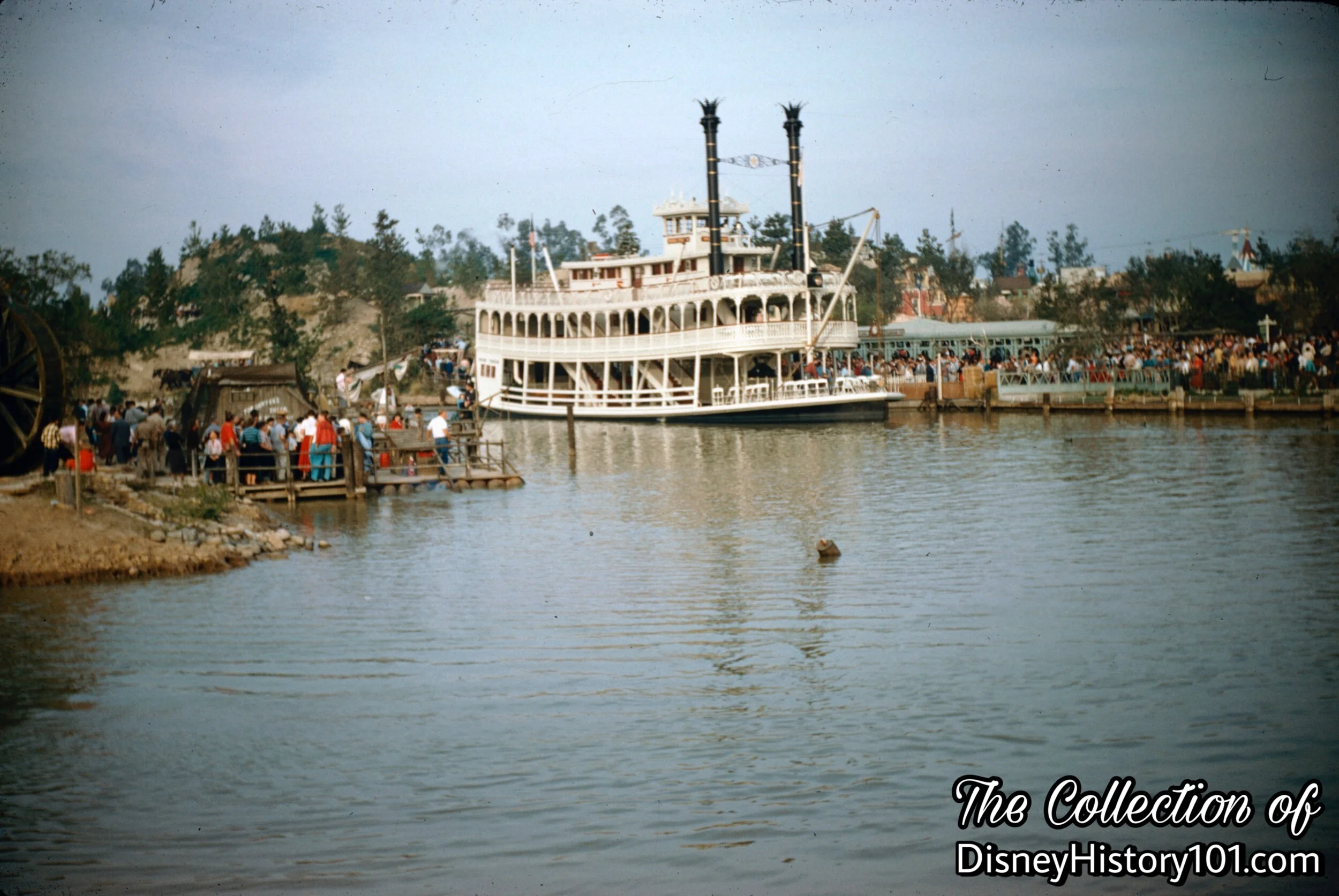 The Mark Twain returns from an excursion through the Missouri wilderness.