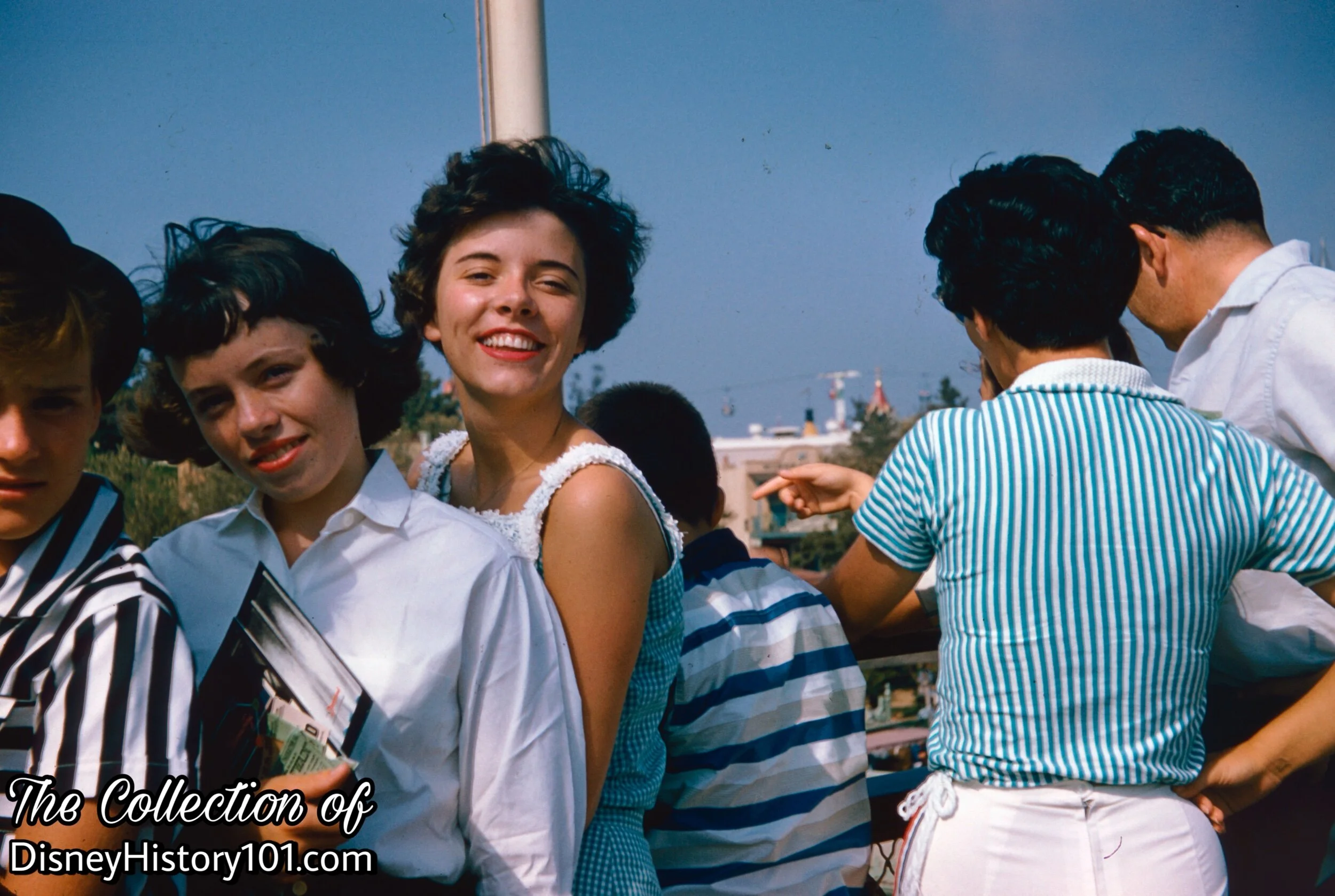 Mary Dodds and Other Guests Aboard the Mark Twain Texas Deck, (1959)