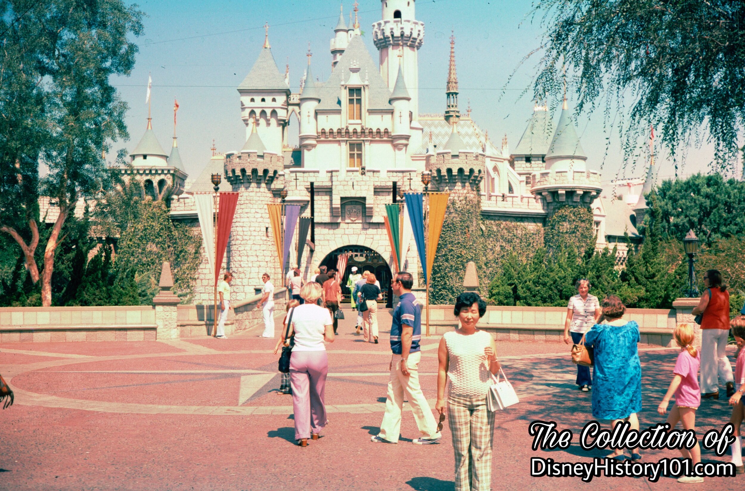 Sleeping Beauty Castle & Disneyland Compass Rose