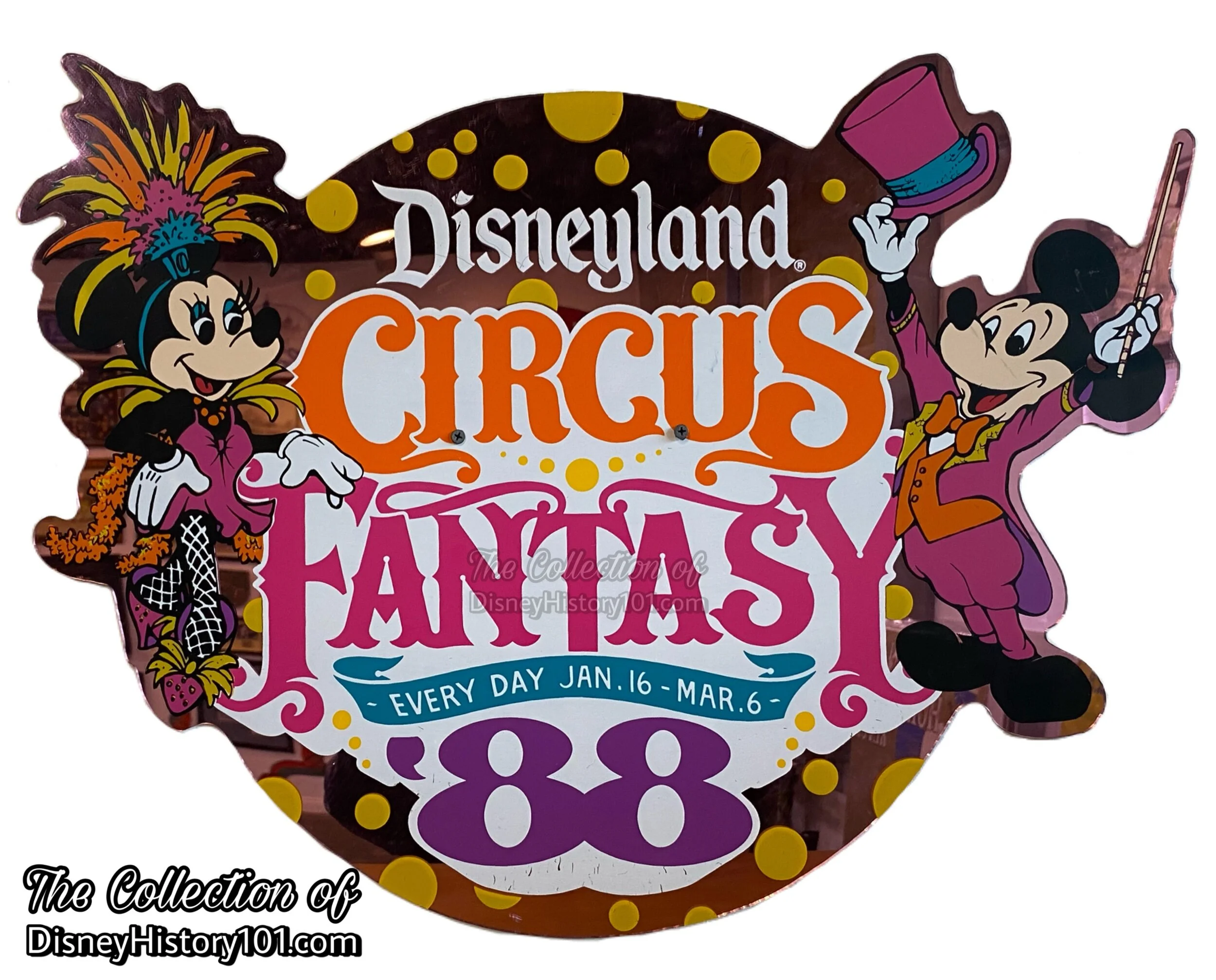 Circus Fantasy '88 (Third Season) Lamp Post Sign