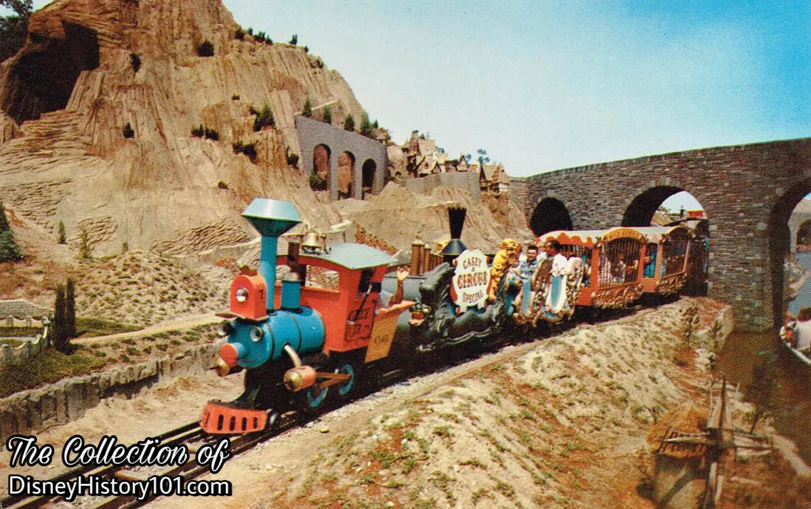 Casey Junior Train Postcard Image