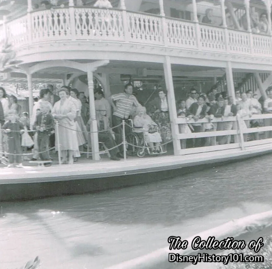 Mark Twain Main Deck full of Guests, (August, 1957)