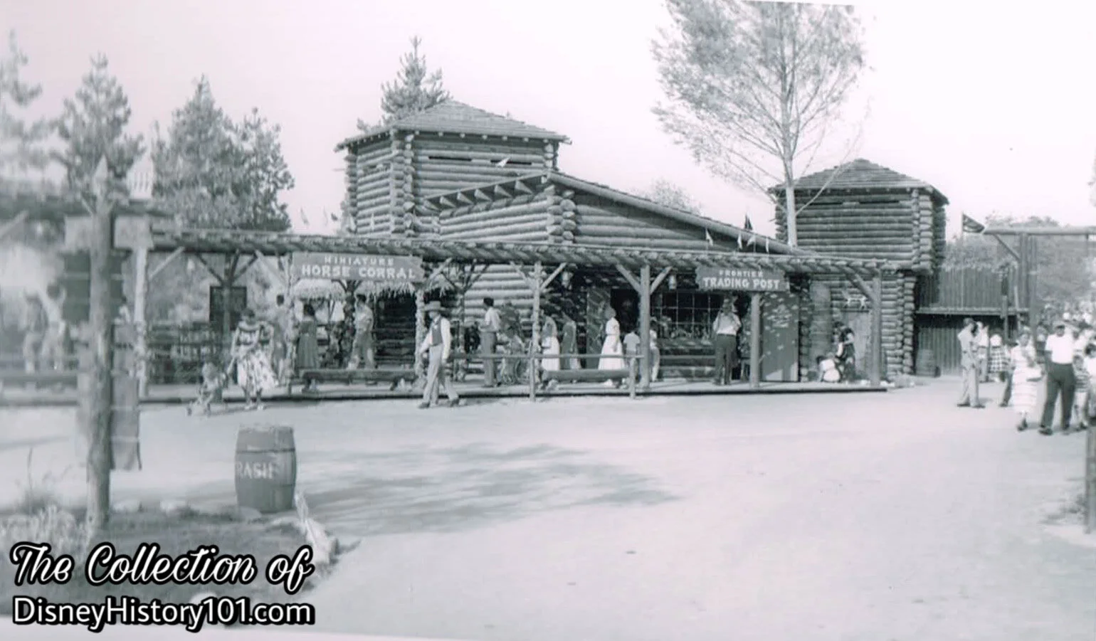 Frontierland Stockade on the Westside of Disneyland.