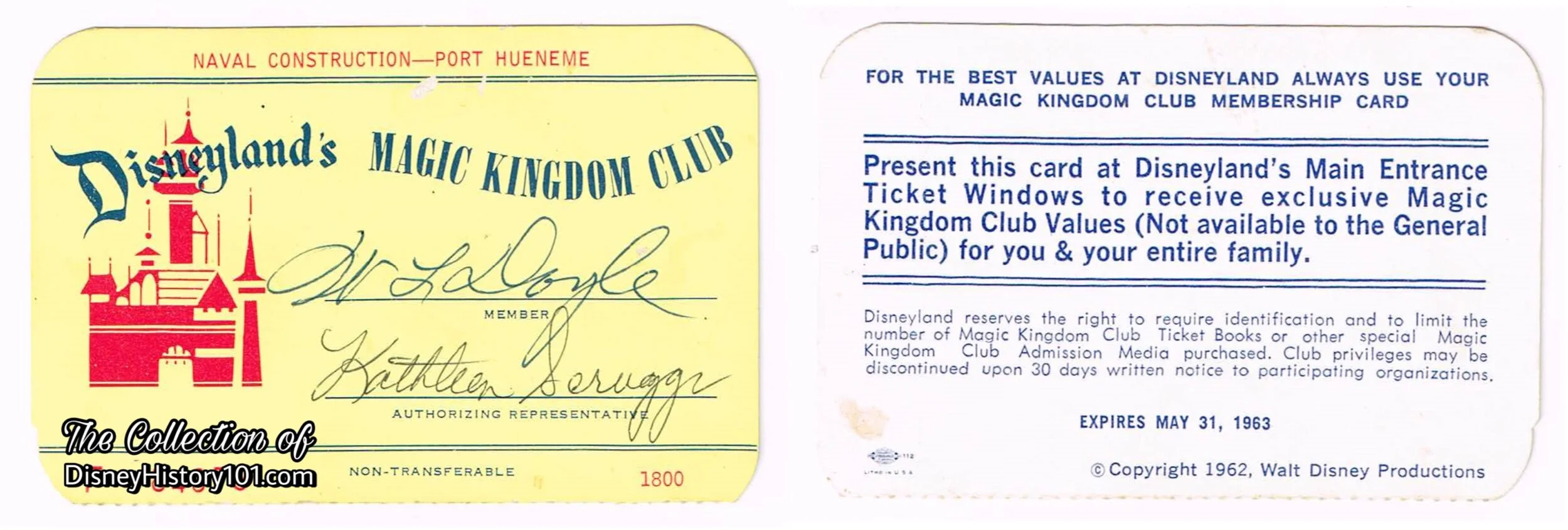 Magic Kingdom Club admission media
