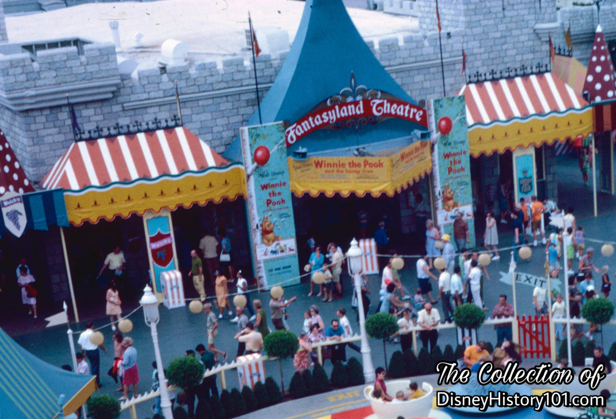 Fantasyland Theater Architectural Facade, c. 1968.