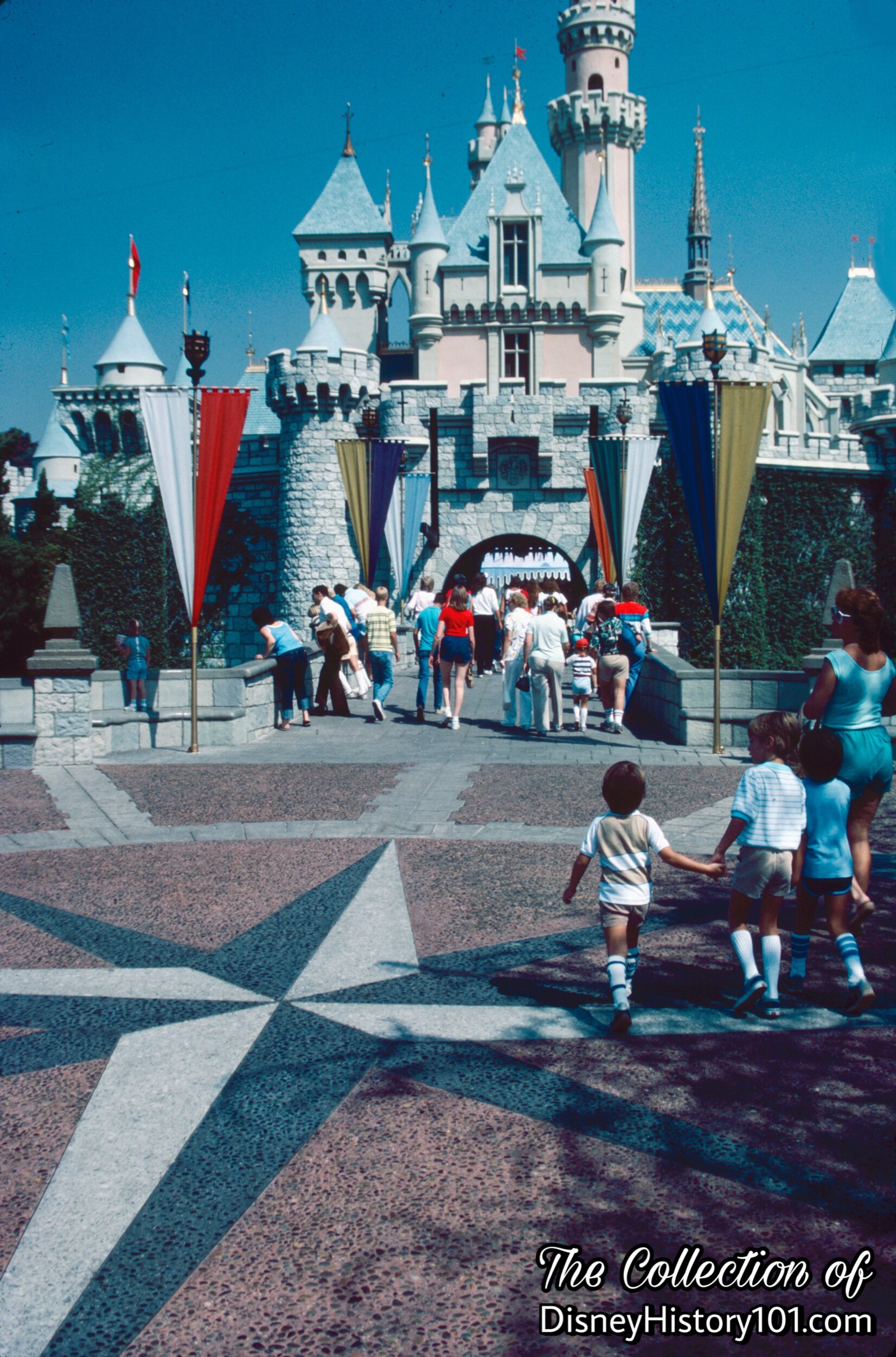 Sleeping Beauty Castle & Disneyland Compass Rose