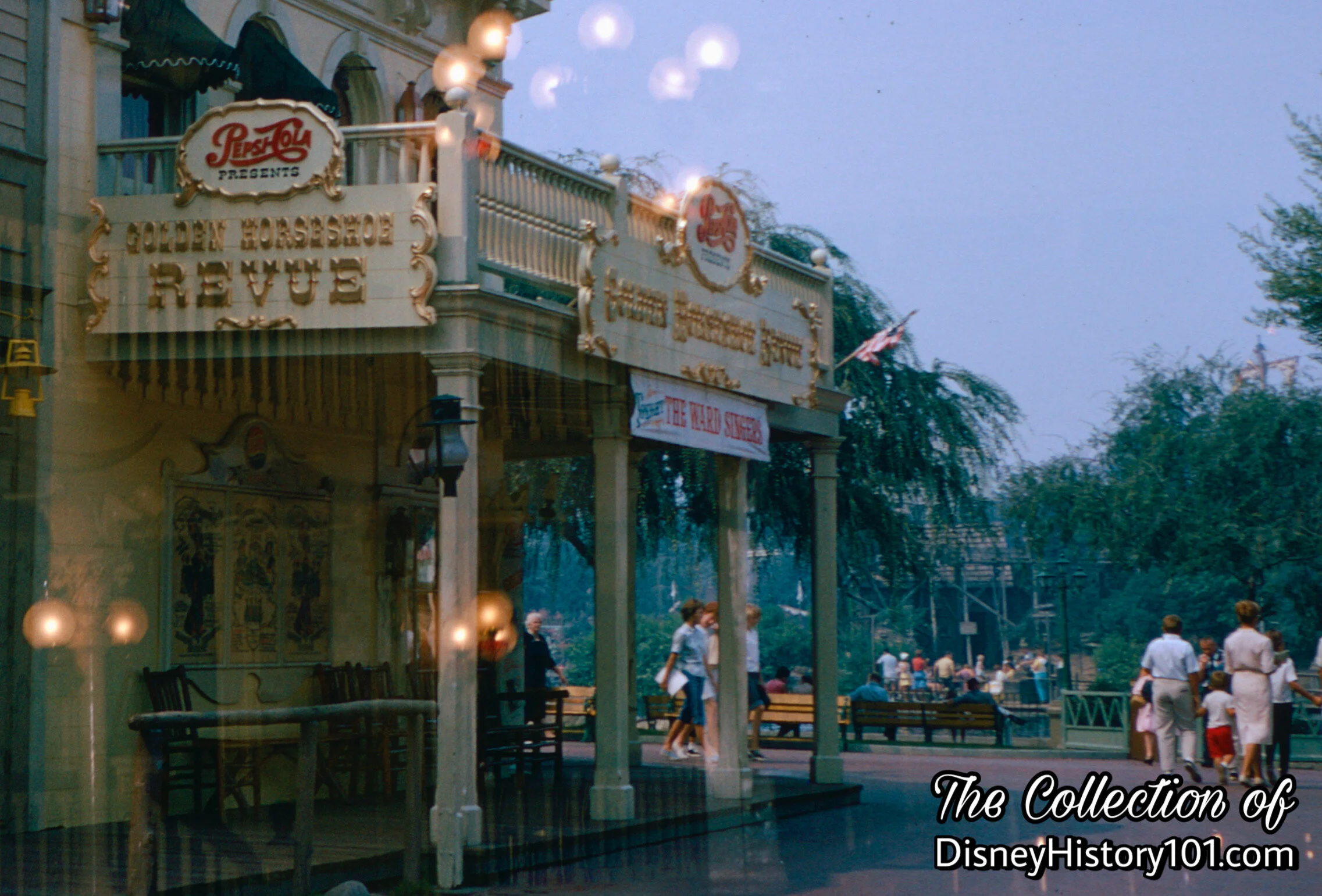 Golden Horseshoe (with Clara Ward Singers Banner Over Entrance)