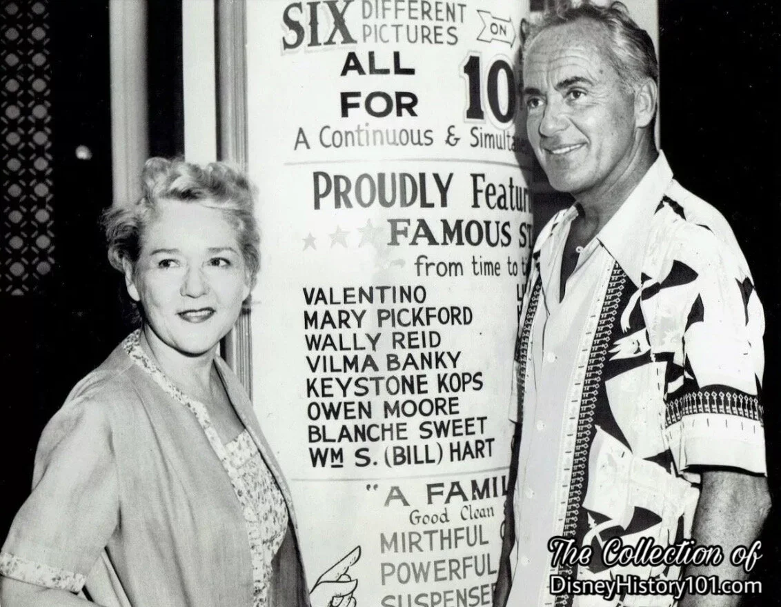 Mary Pickford and Buddy Rogers Visit Main Street Cinema; August 15, 1957.