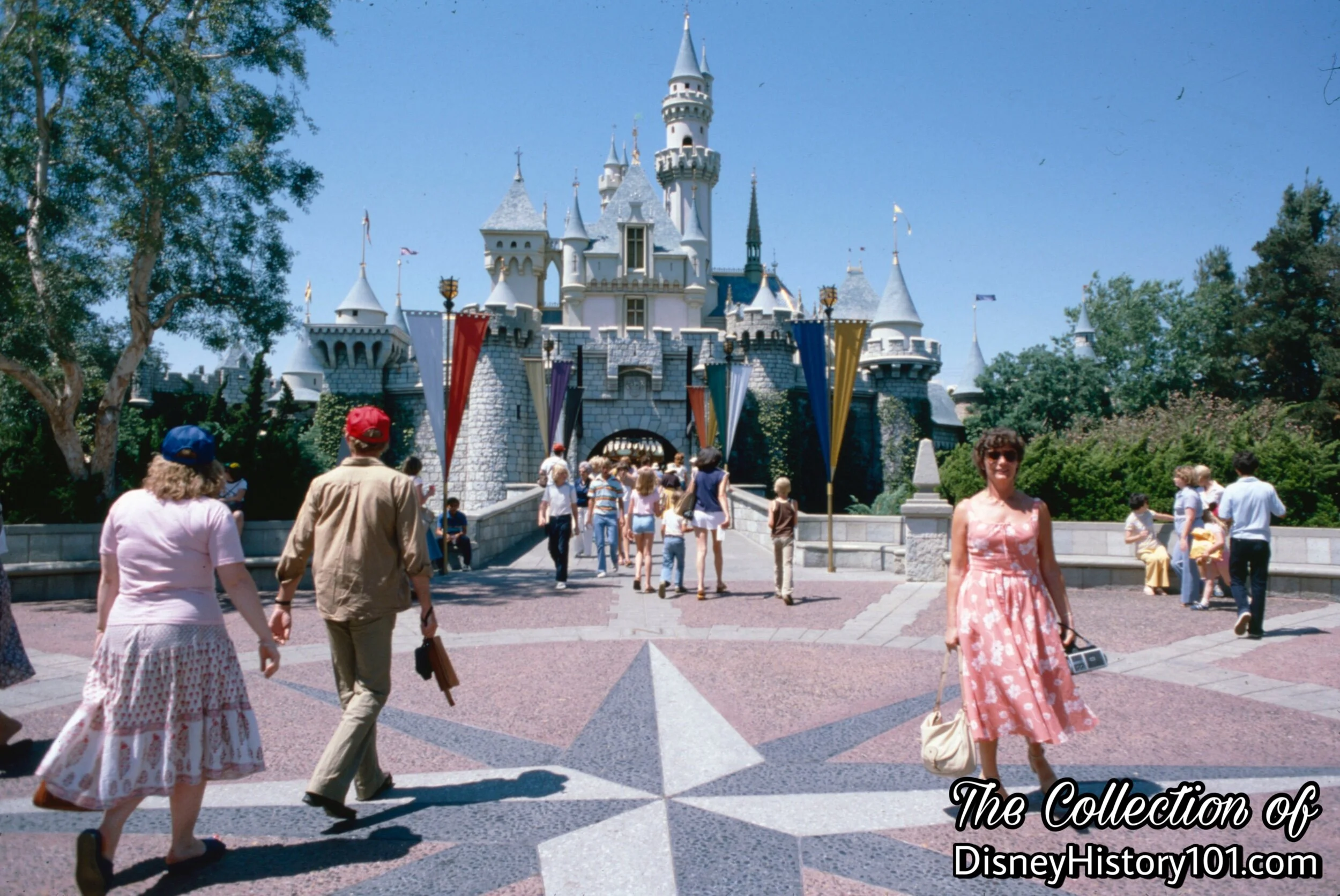 Sleeping Beauty Castle & Disneyland Compass Rose