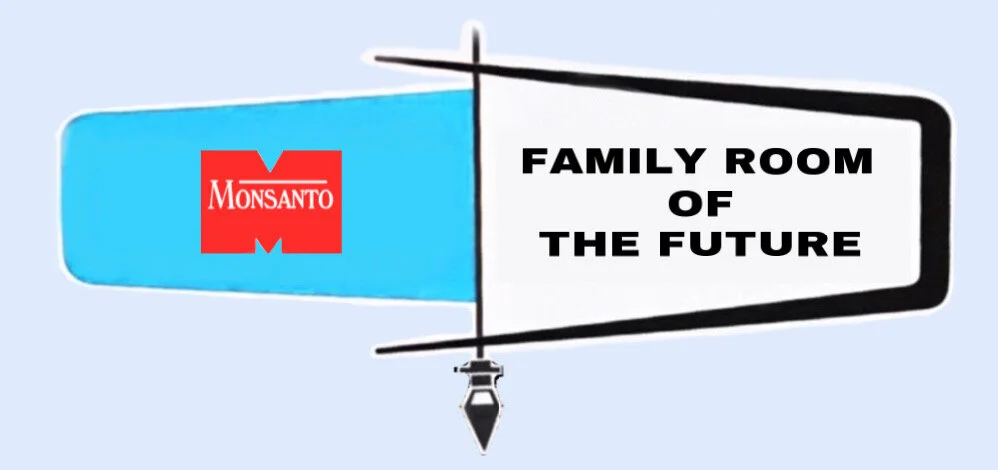  The  Family Room of the Future  seemed to be one of the more spacious rooms (for entertaining guests), featuring space saving furnishings and a large screen television. You may recollect the “smells of the future”, released by push button activation