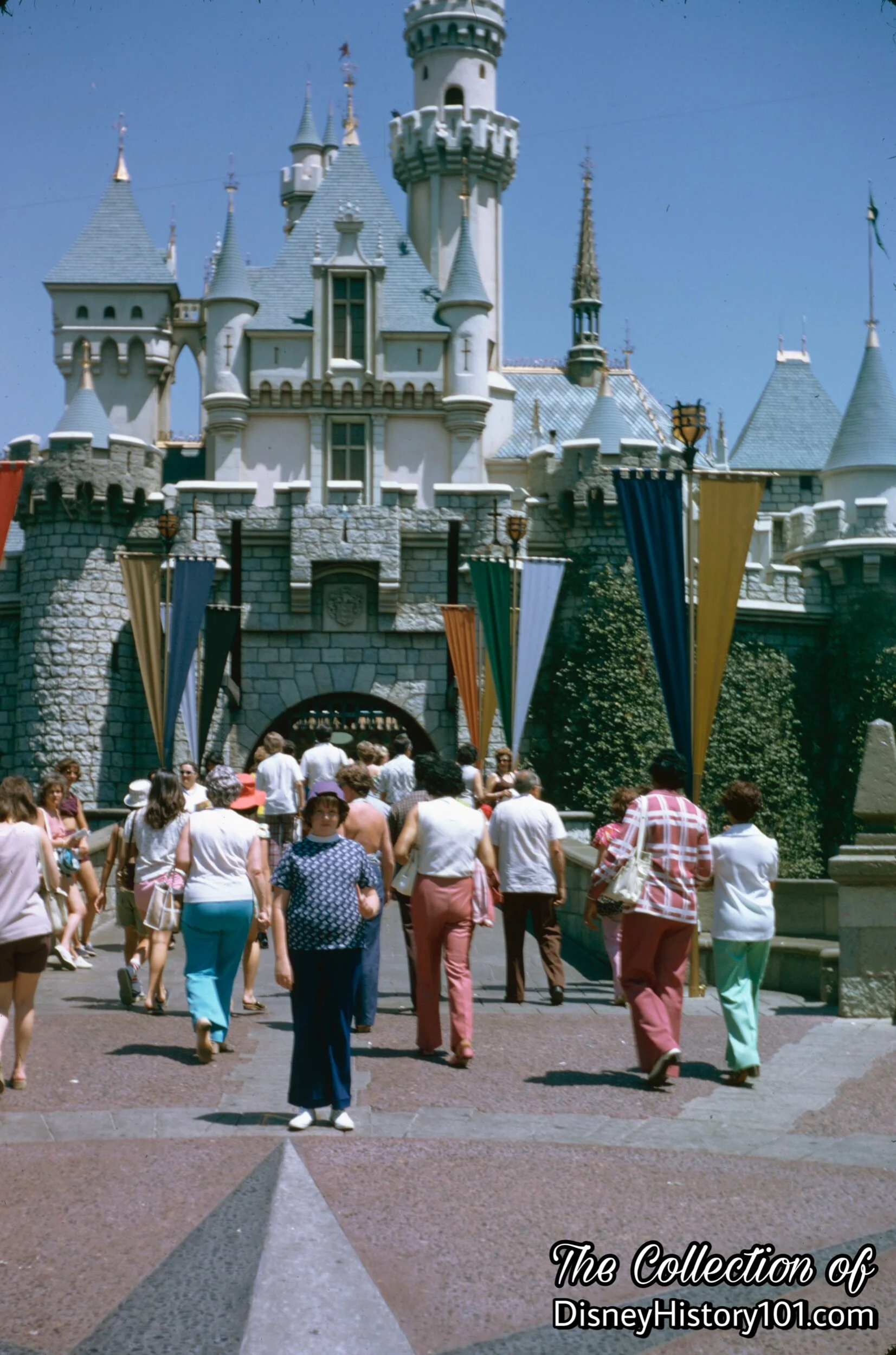 Sleeping Beauty Castle & Disneyland Compass Rose