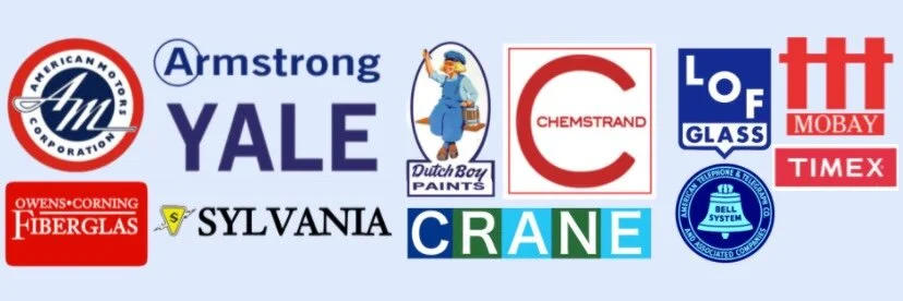  Participants included American Motors Corp. (Kelvinator division), Armstrong Cork Company, Bell Telephone System, Chemstrand Corp., Crane Company, Libby-Owens-Ford Glass Company, Mobray Chemical Co., National Lead Company, Owens-Croning Fiberglass C