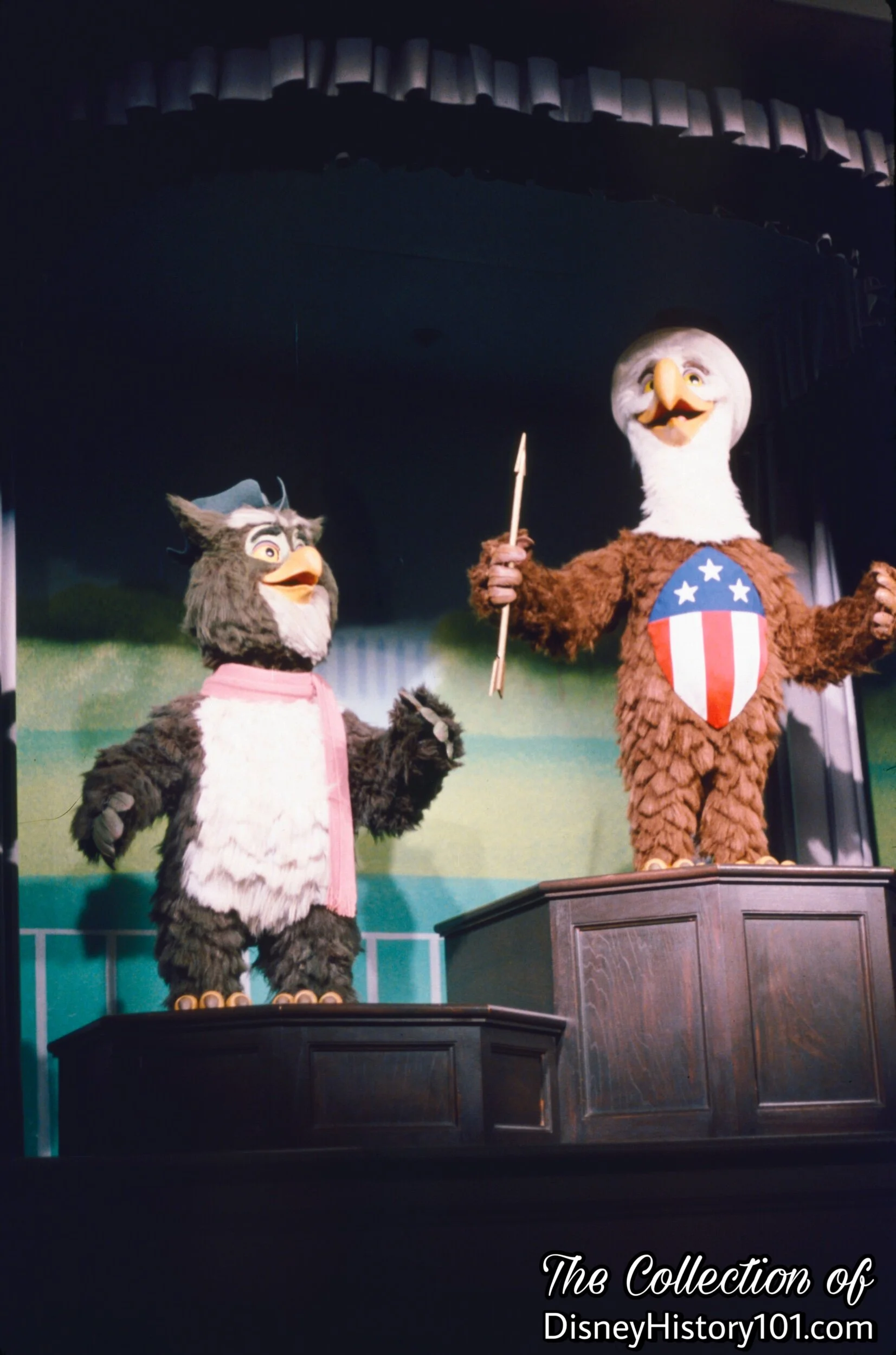 Ollie the Owl and Eagle Sam.